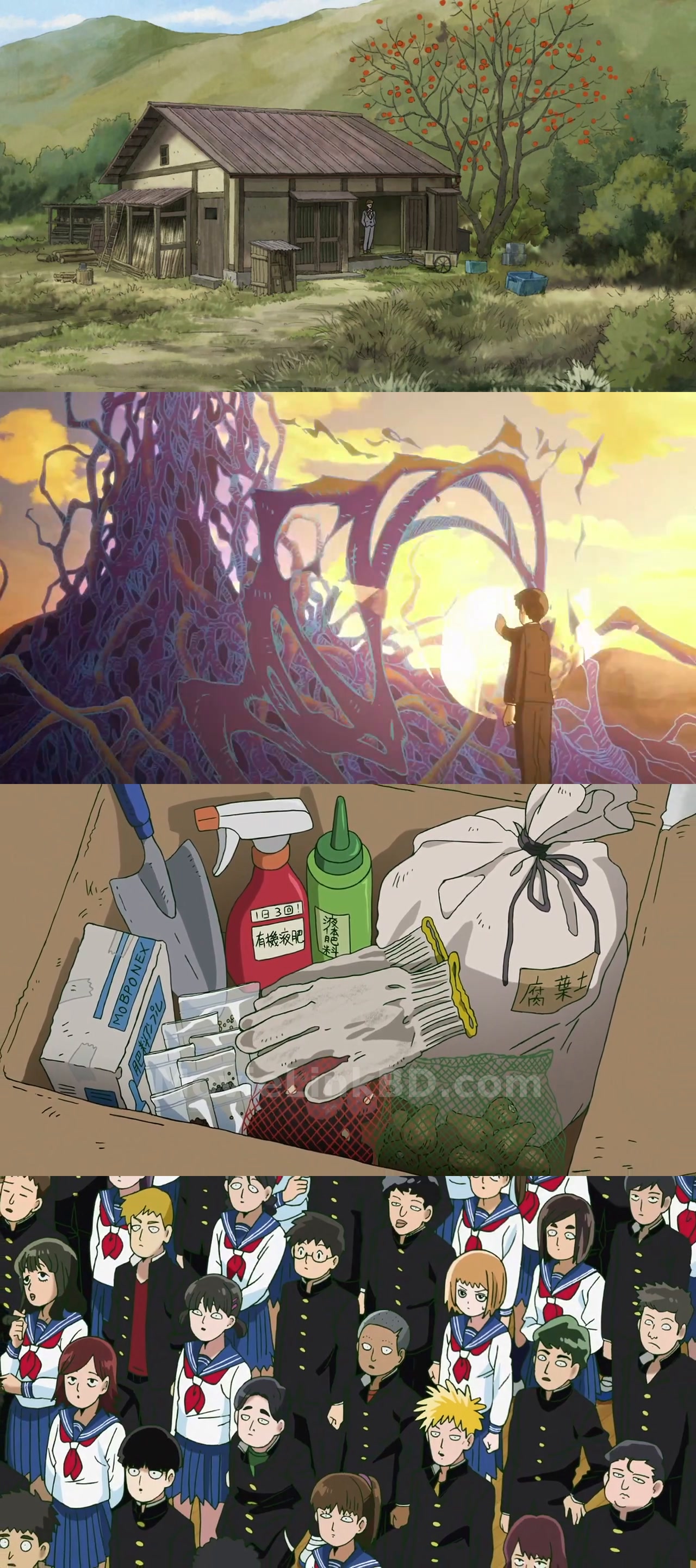 Screenshot of Mob Psycho 100  Season 2 Completed [ Hindi ORG ] (2018) &bull; Hindi + Dual Audio + Japanese on MovieLinkBD
