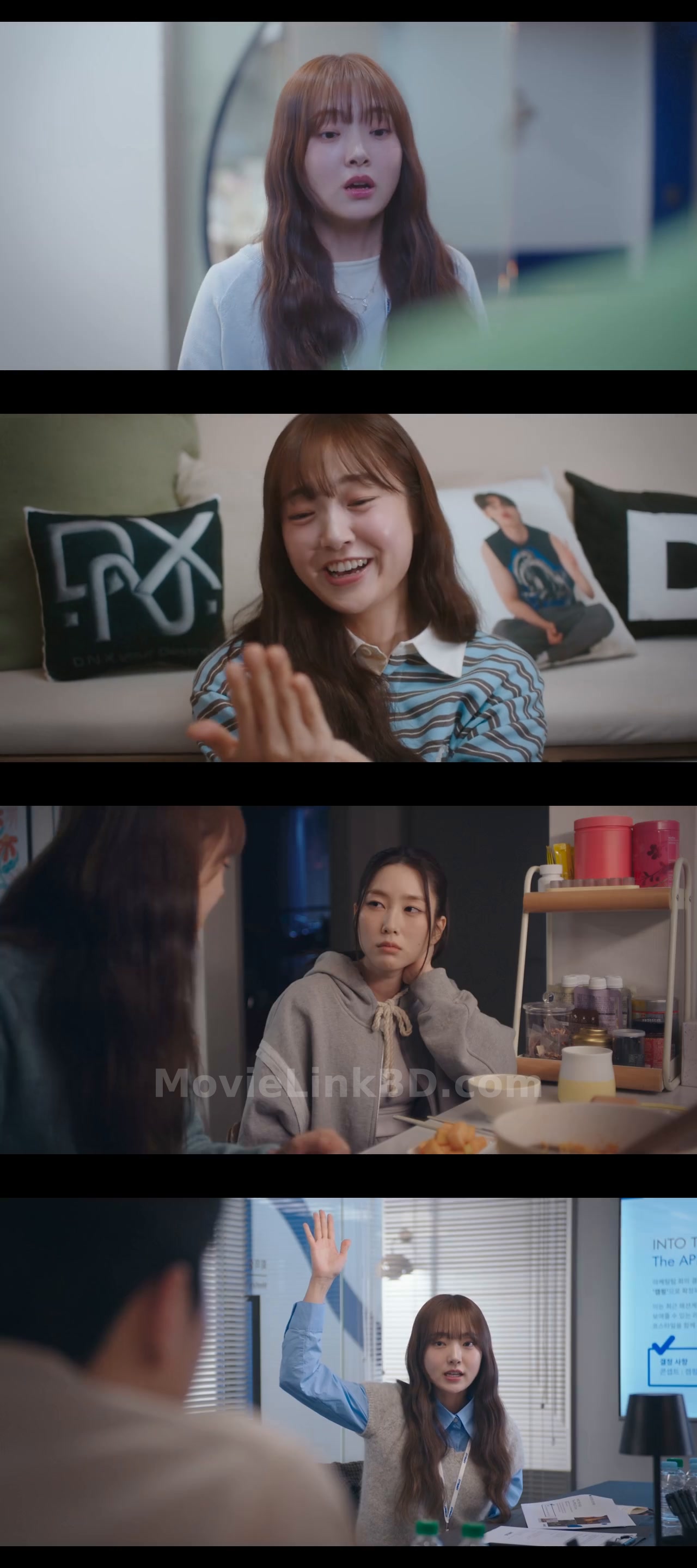 Screenshot of My Bias, My Boss  Season 1 [Ep01-02 Added] [ORG Hindi] (2026) &bull; Hindi + Korean + Tamil + Telugu on MovieLinkBD
