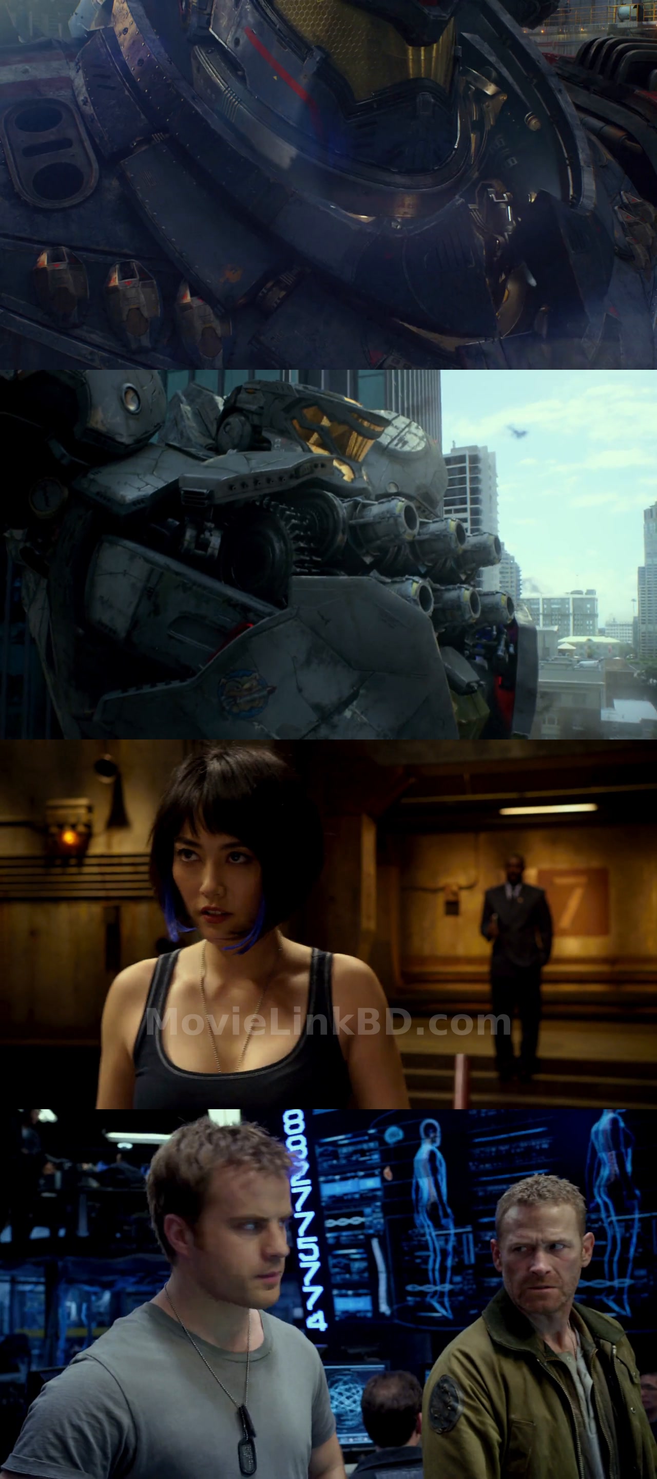 Screenshot of Pacific Rim (2013) &bull; Hindi + English on MovieLinkBD