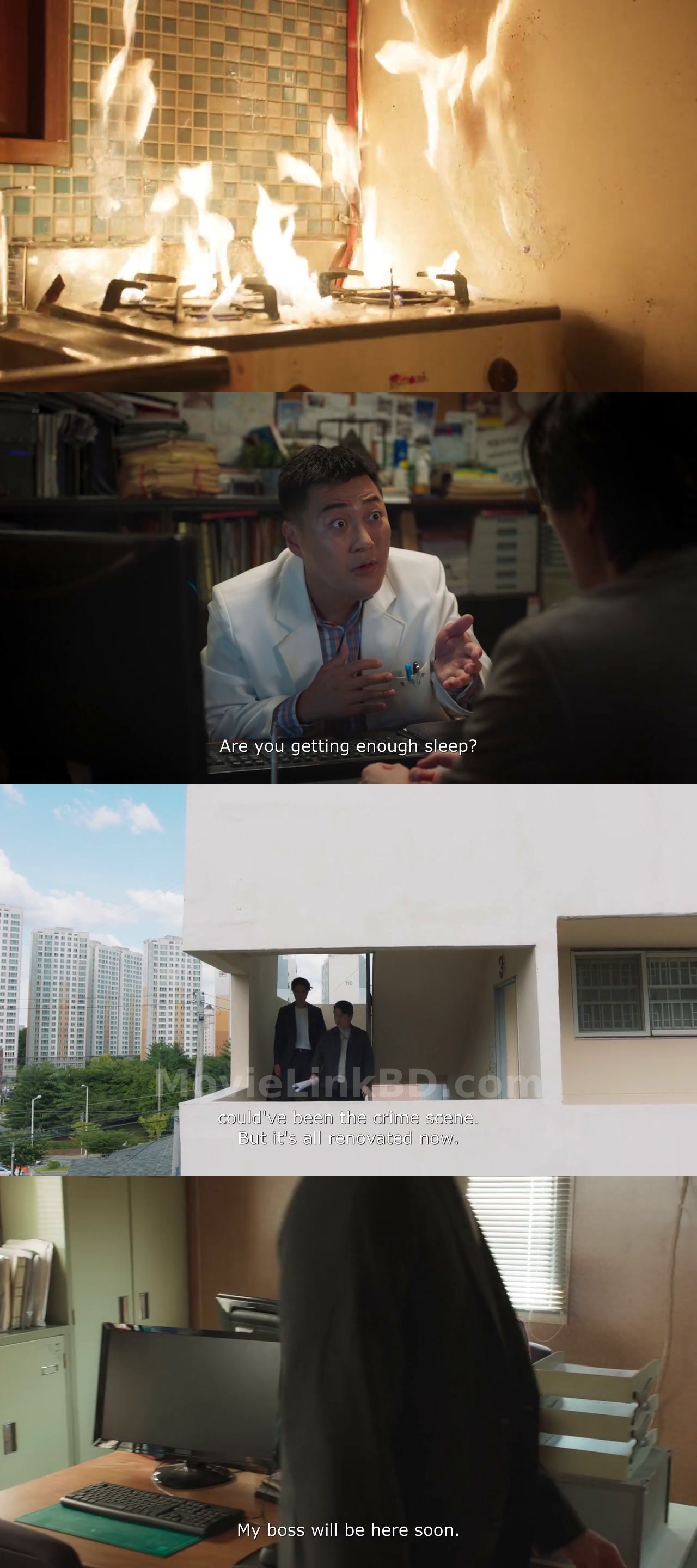 Screenshot of Bad and Crazy  S01 Ep 1-3 Added With E-SUb (2022) &mdash; S01 &bull; Korean + Esub on MovieLinkBD
