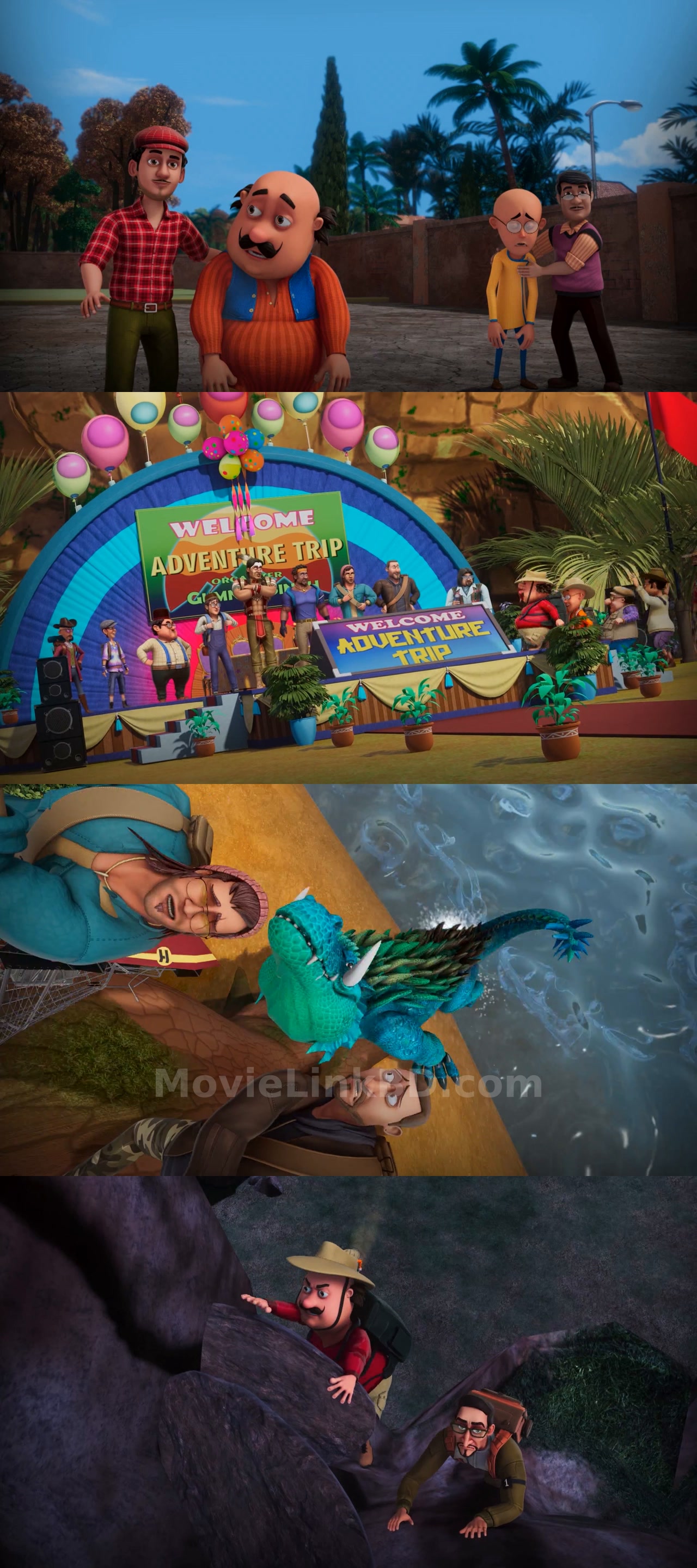 Motu Patlu &amp; The Race to the Diamond Valley (2024) &bull; Hindi on MovieLinkBD Movie
