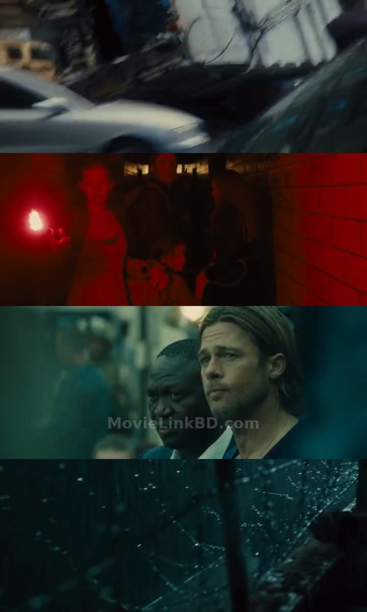 World War Z (2013) &bull; English + Hindi + Dual Audio on MovieLinkBD Movie