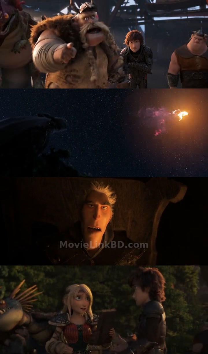How to Train Your Dragon: The Hidden World (2019) &bull; English + Hindi + Dual Audio on MovieLinkBD Movie