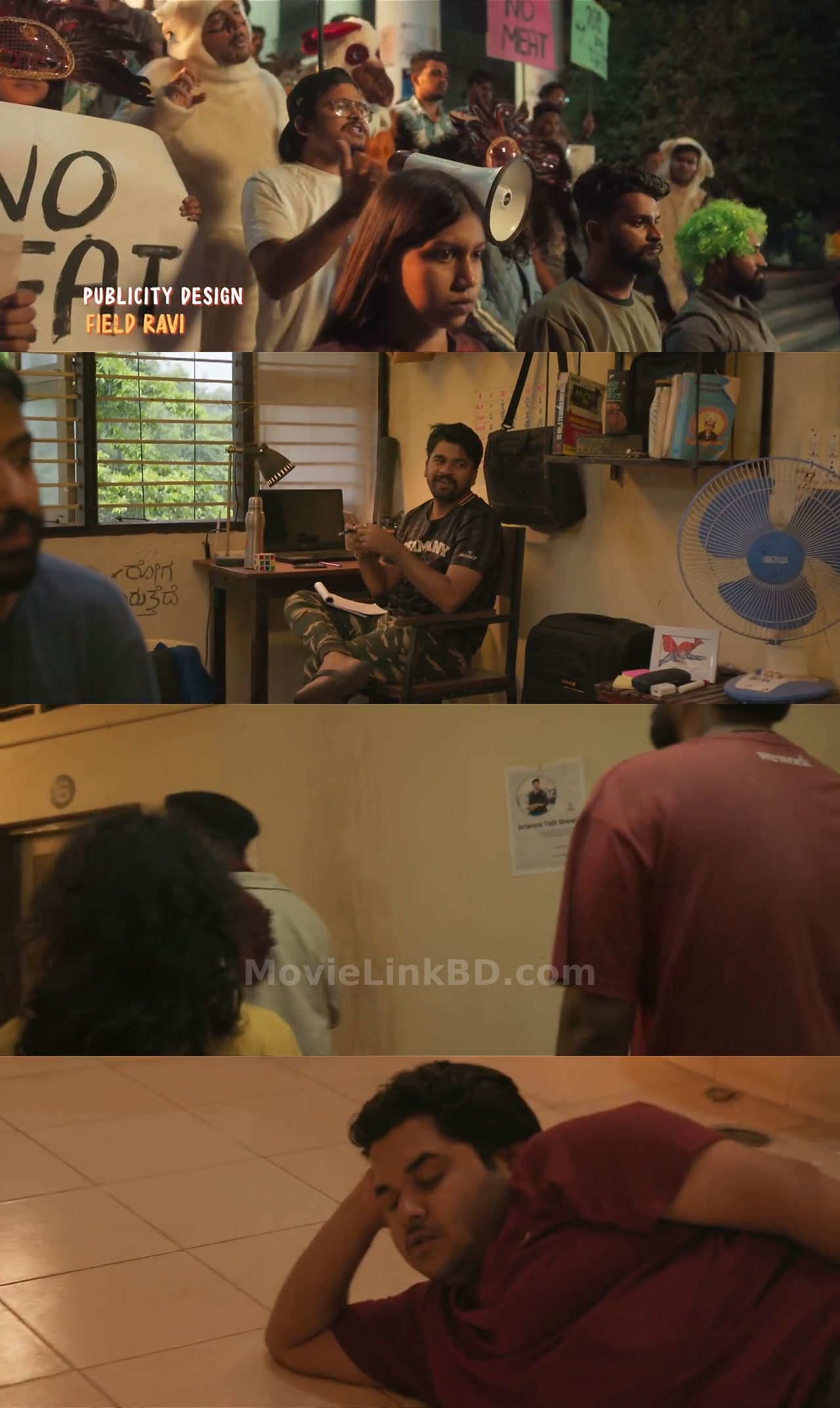 Hostel Hudugaru Bekagiddare  [ORG Hindi] (2023) &bull; Hindi, Kannada Dual Audio on MovieLinkBD Movie