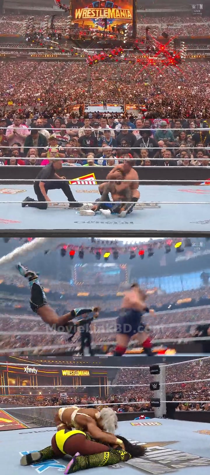 WWE WrestleMania &ndash; 41 (2025) &bull; Hindi, English Dual Audio on MovieLinkBD Movie