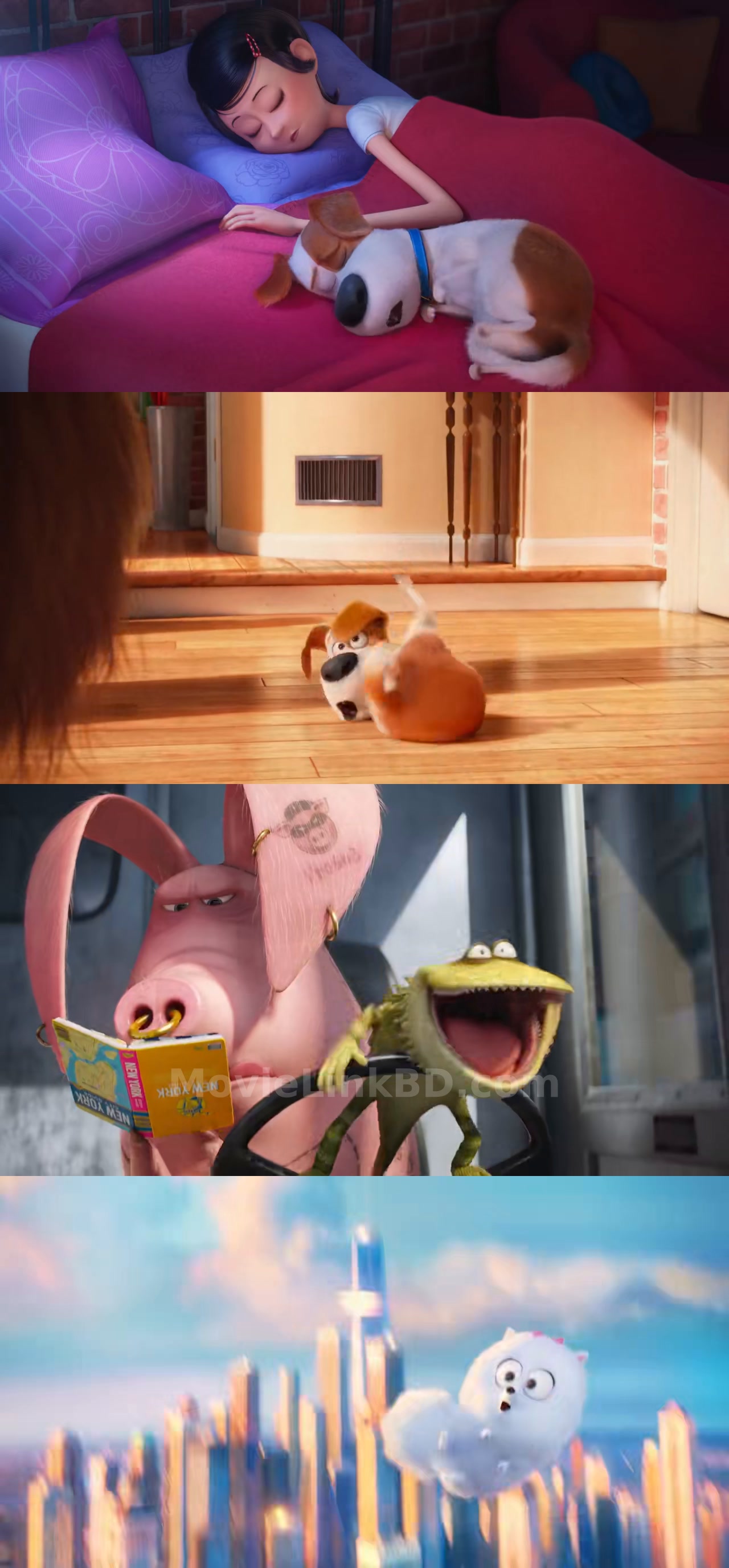 The Secret Life of Pets (2016) &bull; Hindi, English Dual Audio on MovieLinkBD Movie