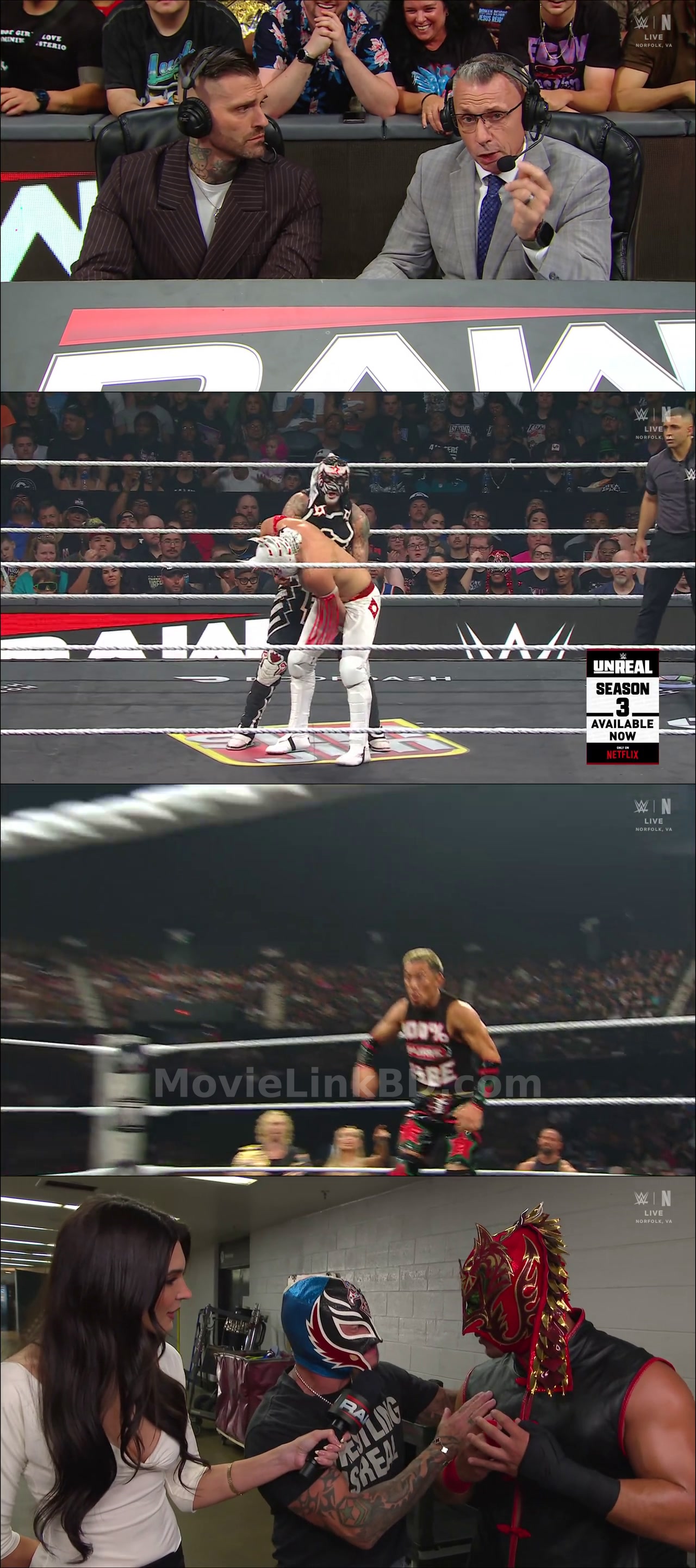 Screenshot of WWE Monday Night Raw (10th August 2026) [ORG Hindi] &bull; Hindi + English on MovieLinkBD