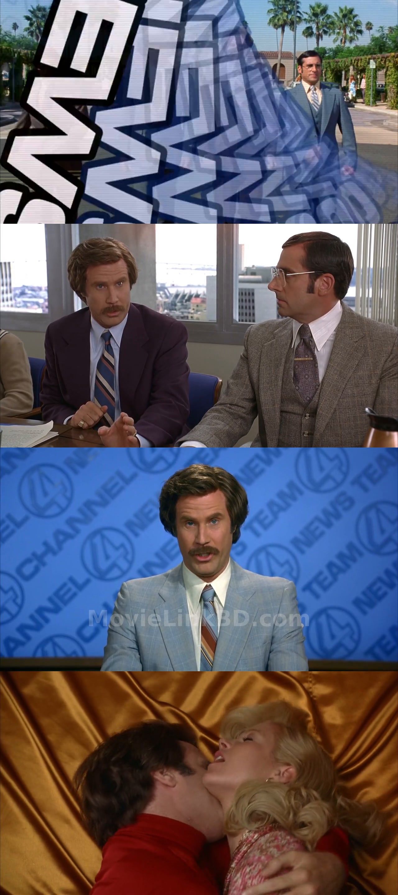 Anchorman: The Legend of Ron Burgundy (2004) &bull; Hindi, English, Dual Audio on MovieLinkBD Movie