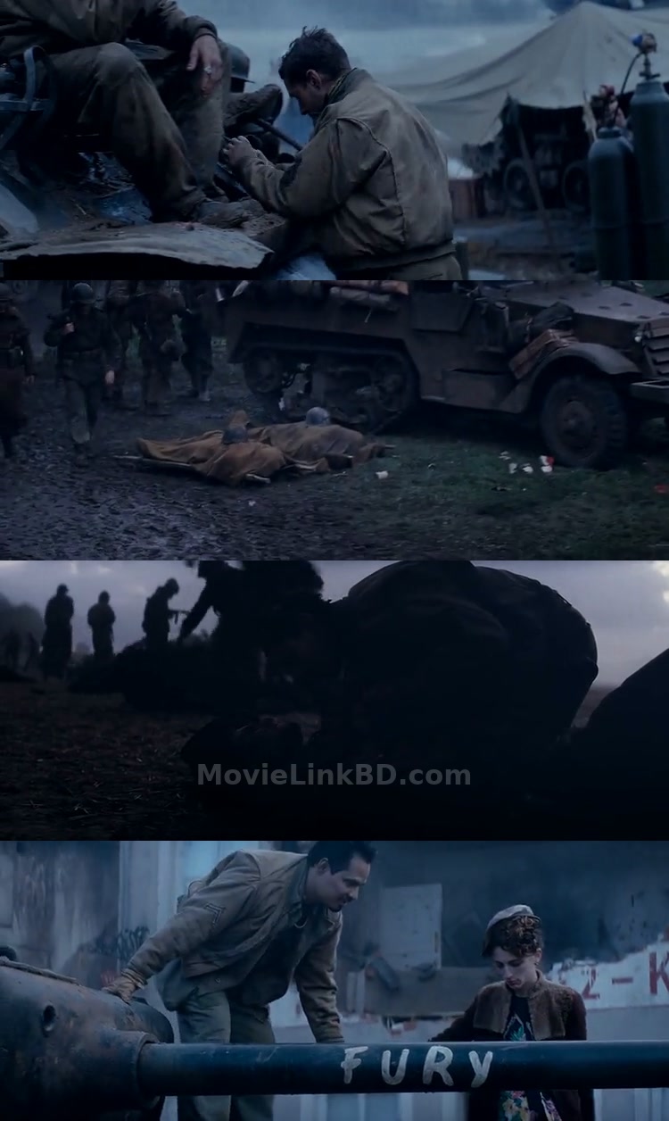 Fury (2014) &bull; English + Hindi + Dual Audio on MovieLinkBD Movie