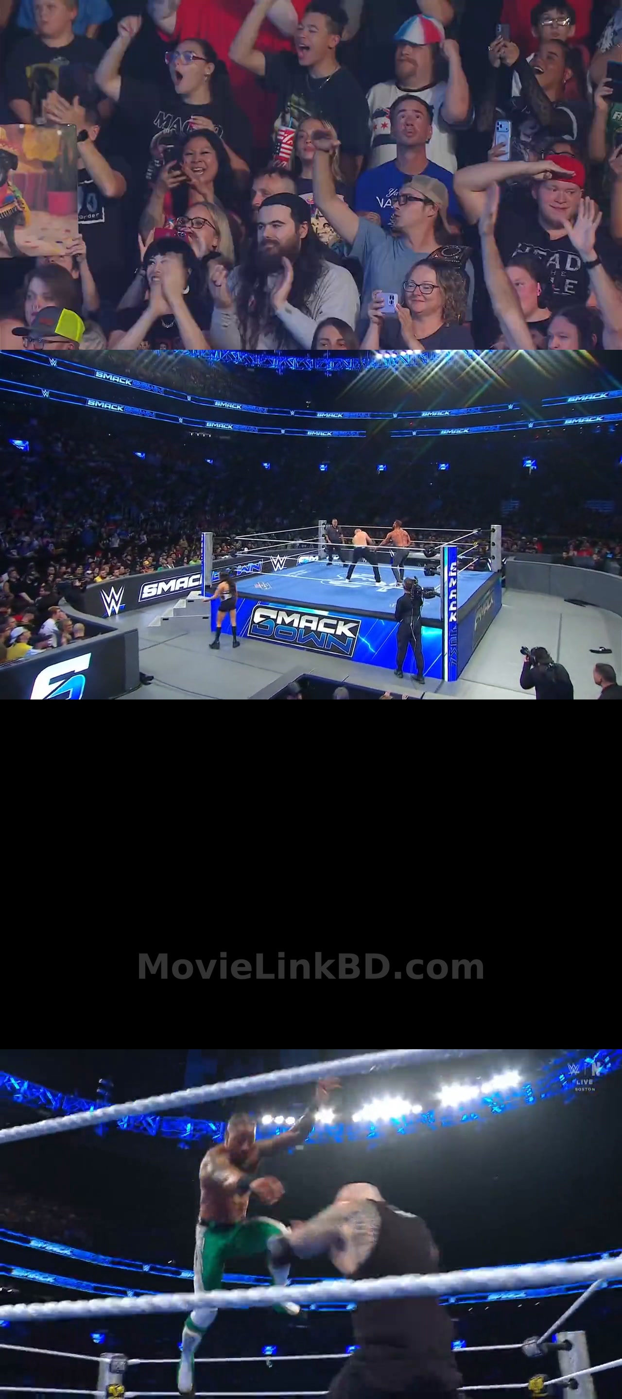 Screenshot of WWE Friday Night SmackDown (15th August 2026) &bull; English on MovieLinkBD