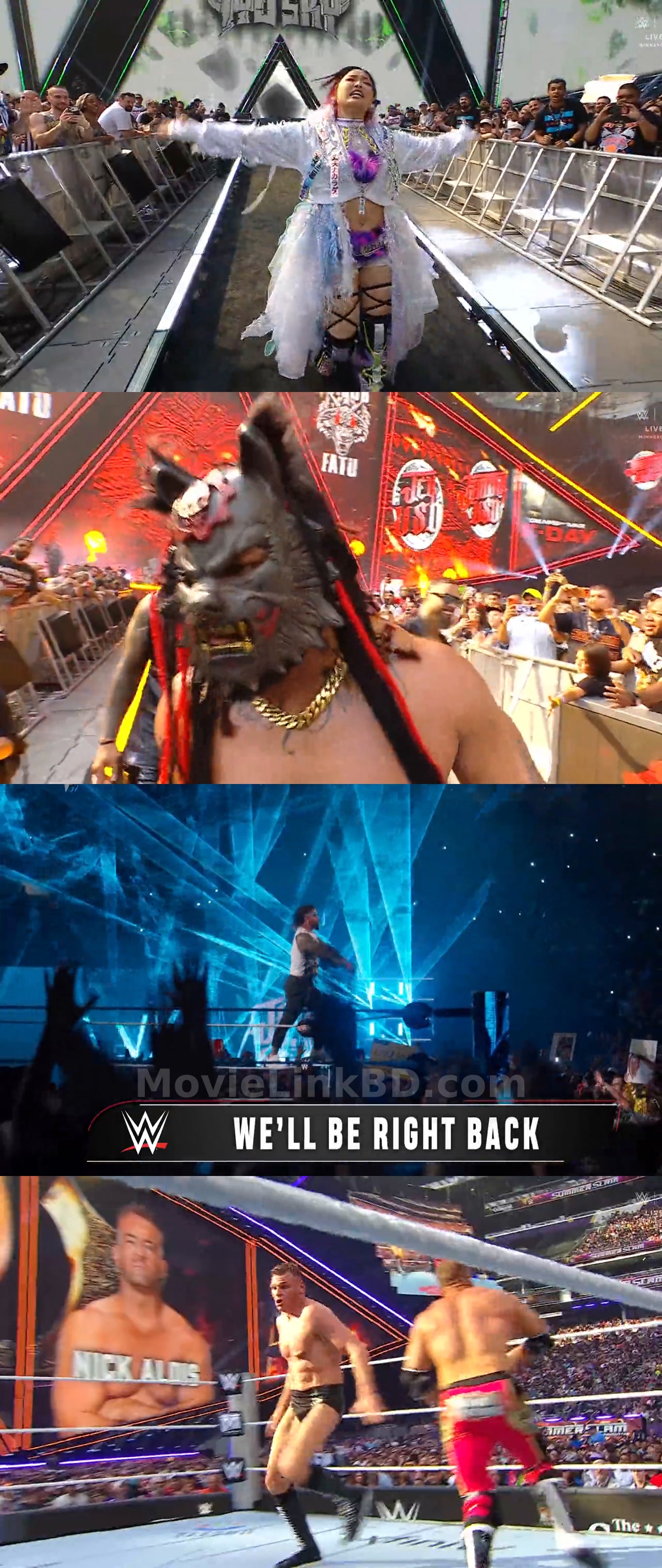 WWE SummerSlam: Saturday  Night 1 Part 1 (2026) &bull; Hindi + English + Dual Audio on MovieLinkBD Movie