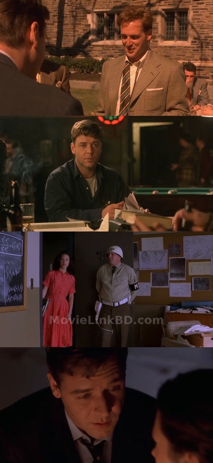 A Beautiful Mind (2001) &bull; English + Hindi + Dual Audio on MovieLinkBD Movie