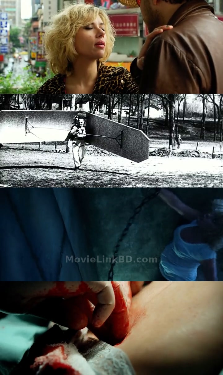 Lucy (2014) &bull; Hindi, English, Dual Audio on MovieLinkBD Movie