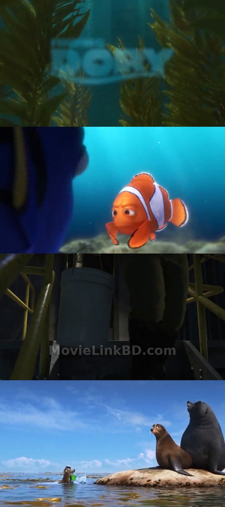 Finding Dory (2016) &bull; Hindi, English Dual Audio on MovieLinkBD Movie