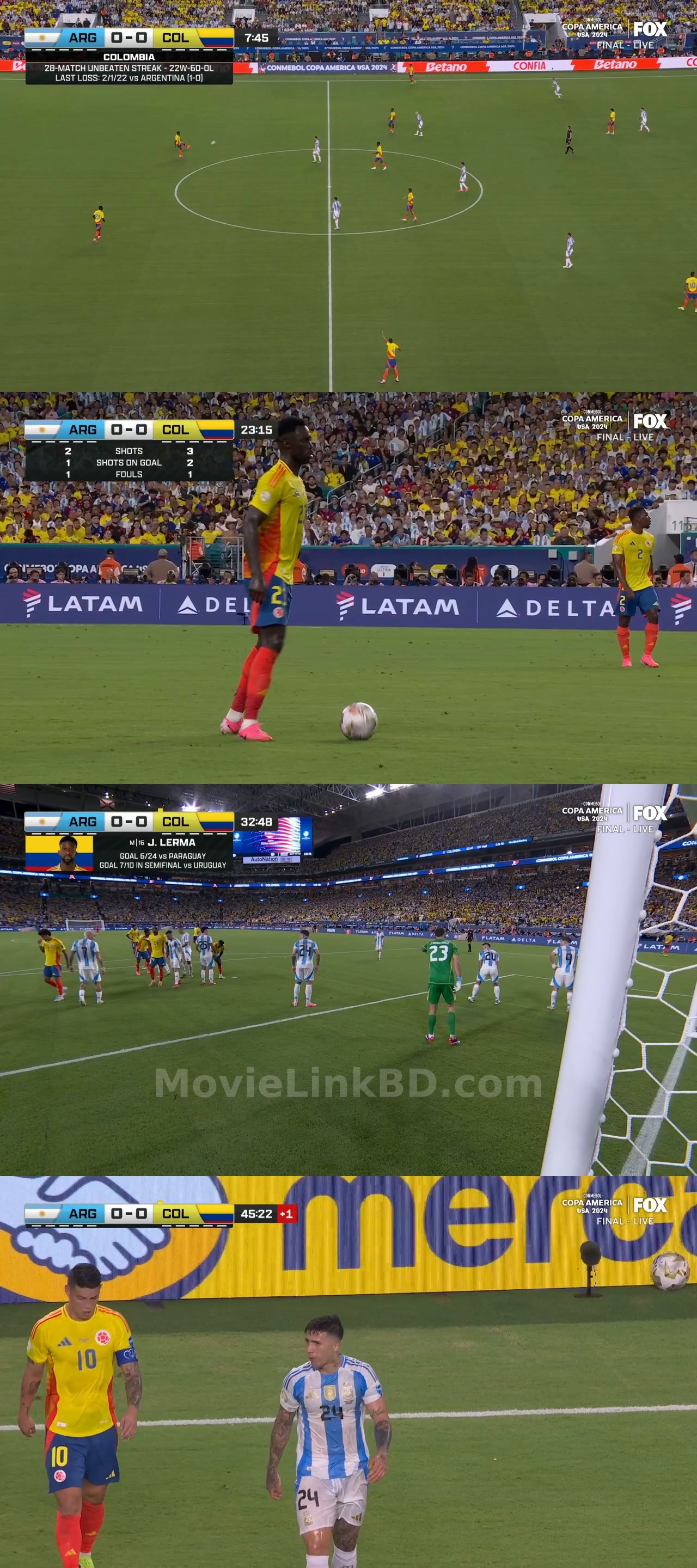 Copa America -Argentina vs Colombia Final Full Match (2024) &bull; English on MovieLinkBD Movie