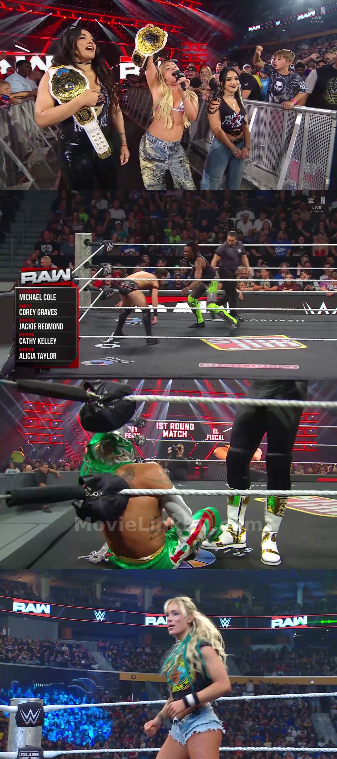 Screenshot of WWE Monday Night Raw (17th August 2026) [ORG Hindi] &bull; Hindi + English on MovieLinkBD