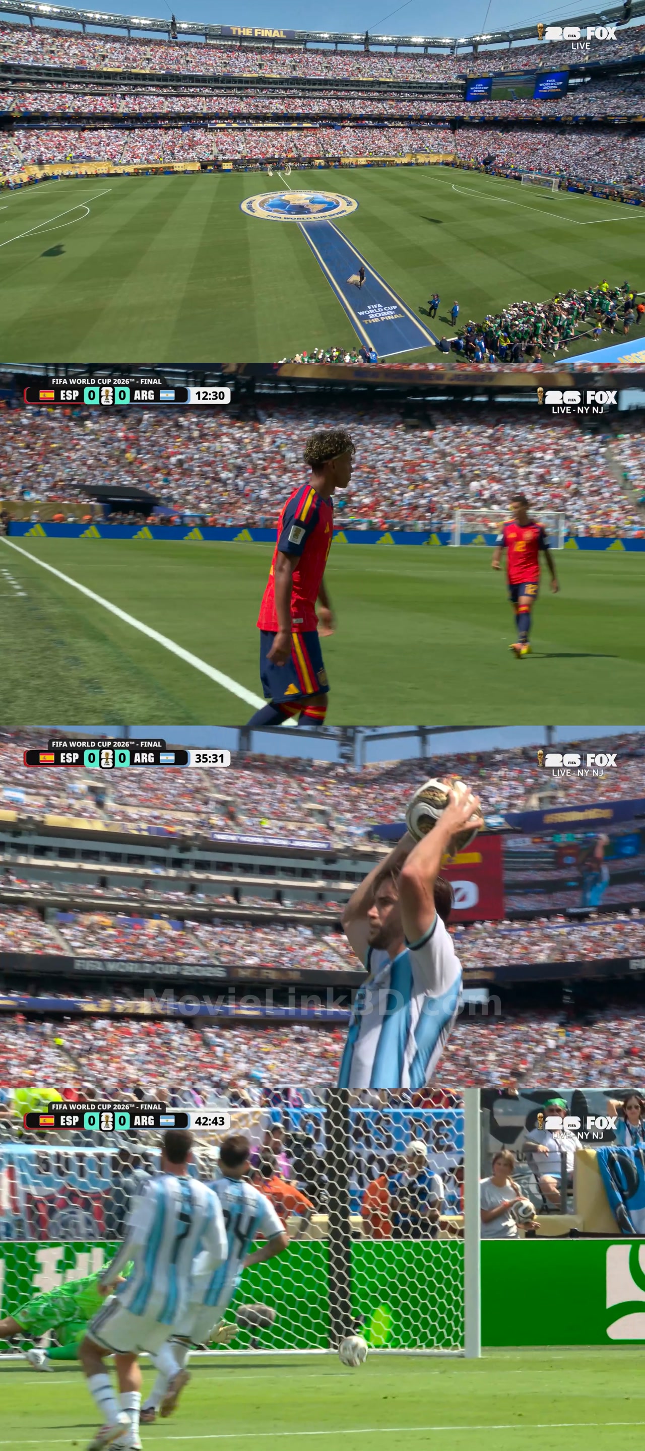 FIFA World Cup  Final Spain vs Argentina Full Match+closing ceremony included (2026) &bull; English on MovieLinkBD Movie