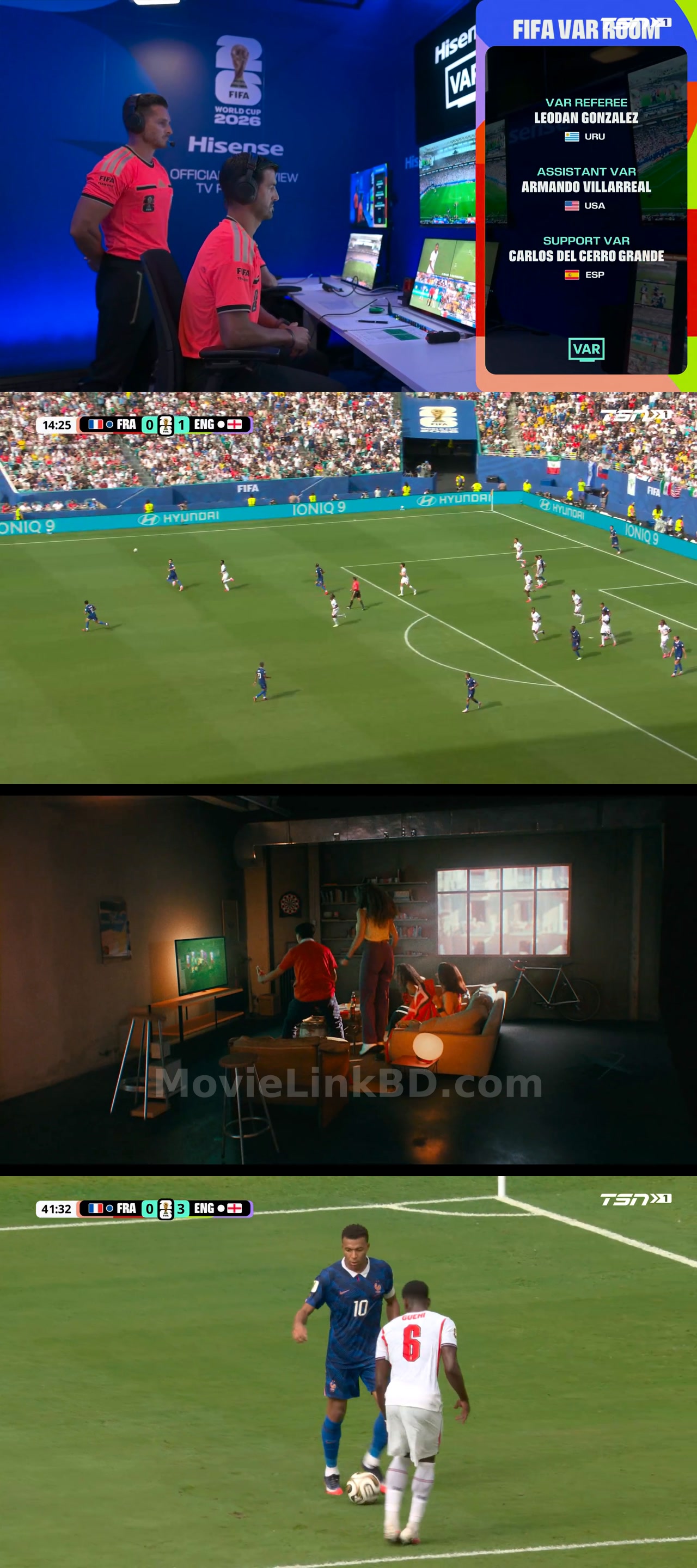 FIFA World Cup  3rd Place Match France vs England (2026) &bull; English on MovieLinkBD Movie