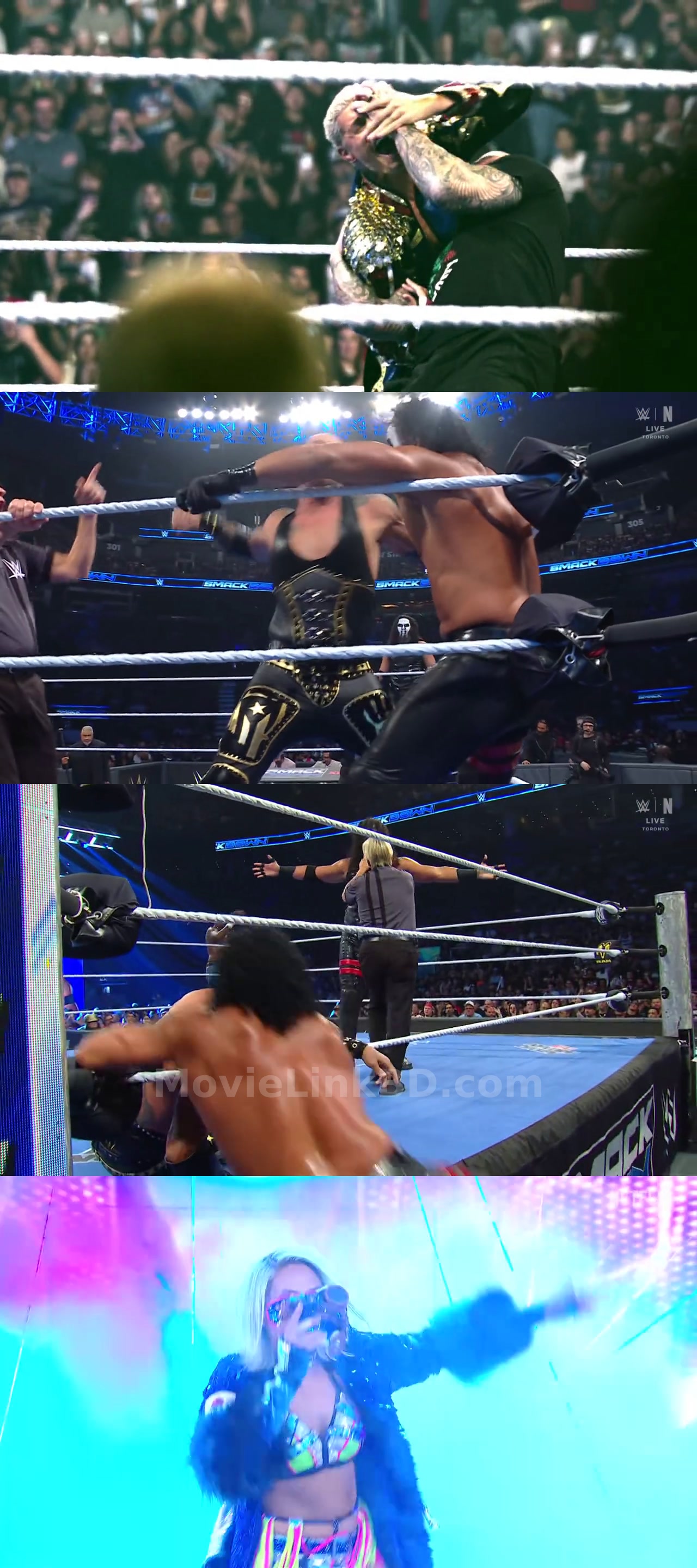 Screenshot of WWE Friday Night SmackDown (21st-August 2026) &bull; English + Hindi on MovieLinkBD