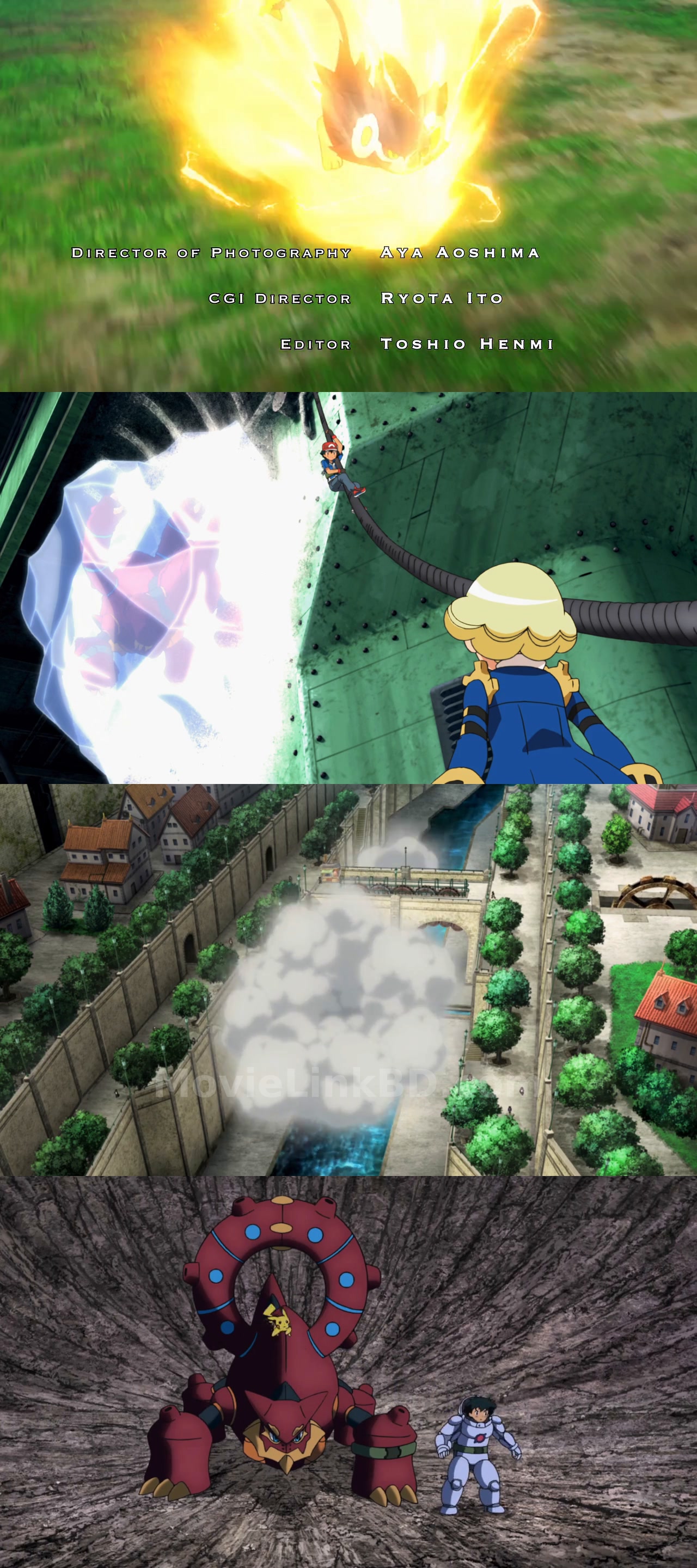 Screenshot of Pok&eacute;mon the Movie: Volcanion and the Mechanical Marvel (2016) &bull; Hindi + Japanese on MovieLinkBD