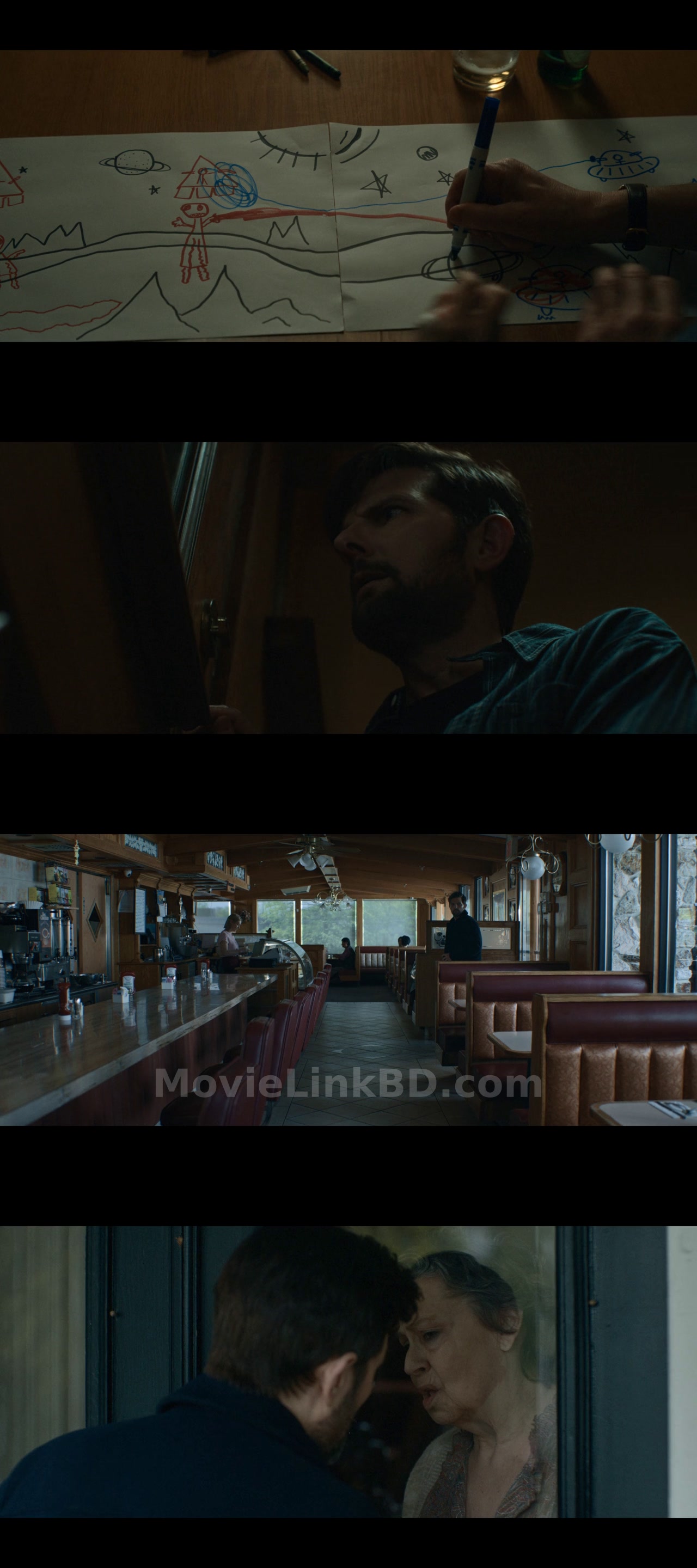 Screenshot of The Whisper Man (2026) &bull; Hindi + English on MovieLinkBD