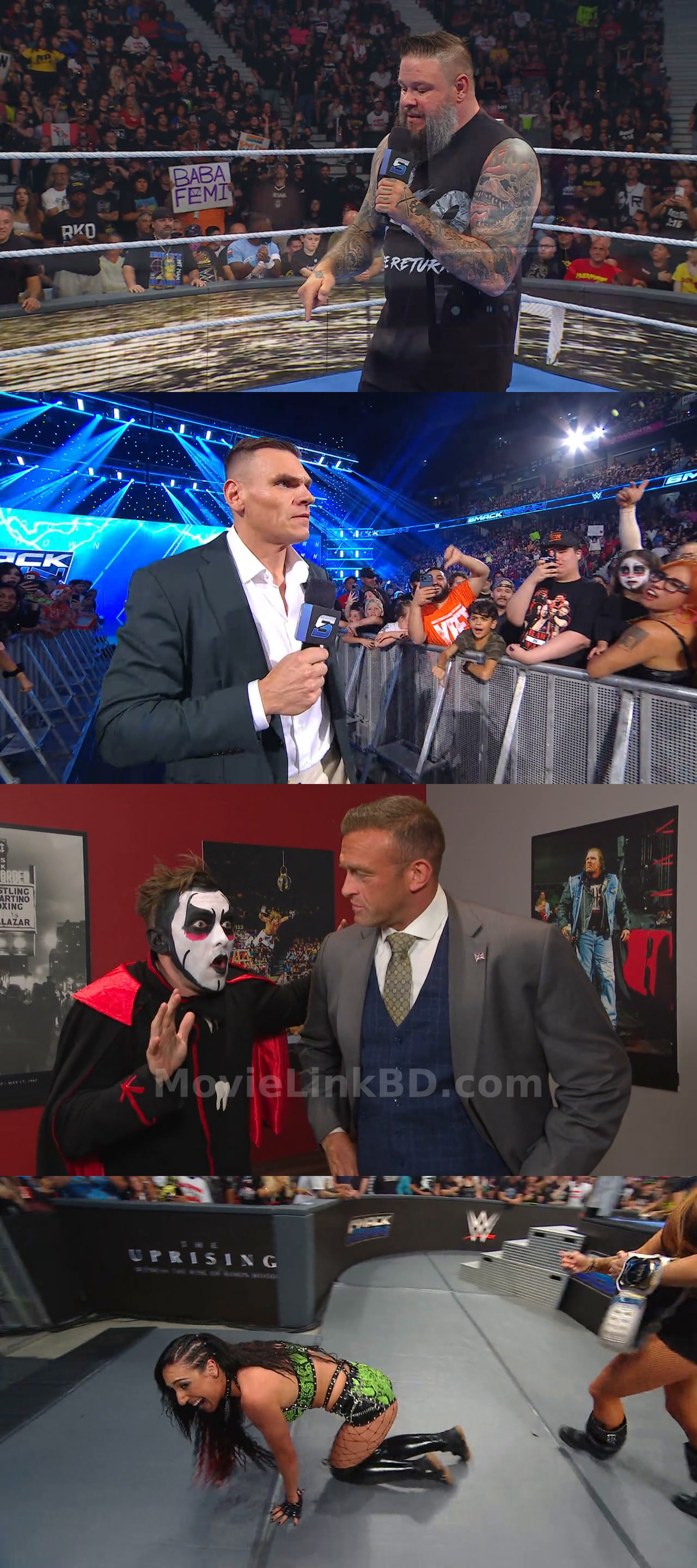 Screenshot of WWE Friday Night SmackDown (29th-August 2026) &bull; English on MovieLinkBD