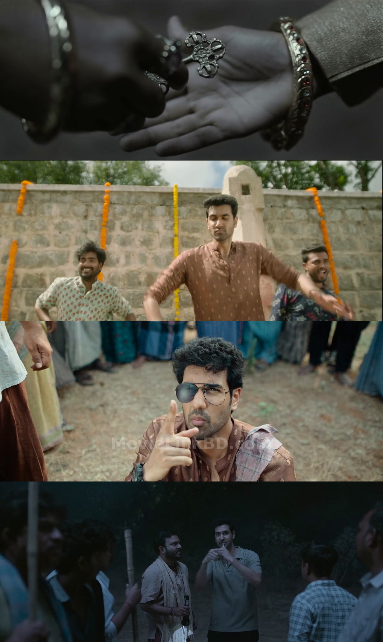 Screenshot of Raakaasa  - HQ Hindi Dubbed (2026) &bull; Hindi + Telugu on MovieLinkBD