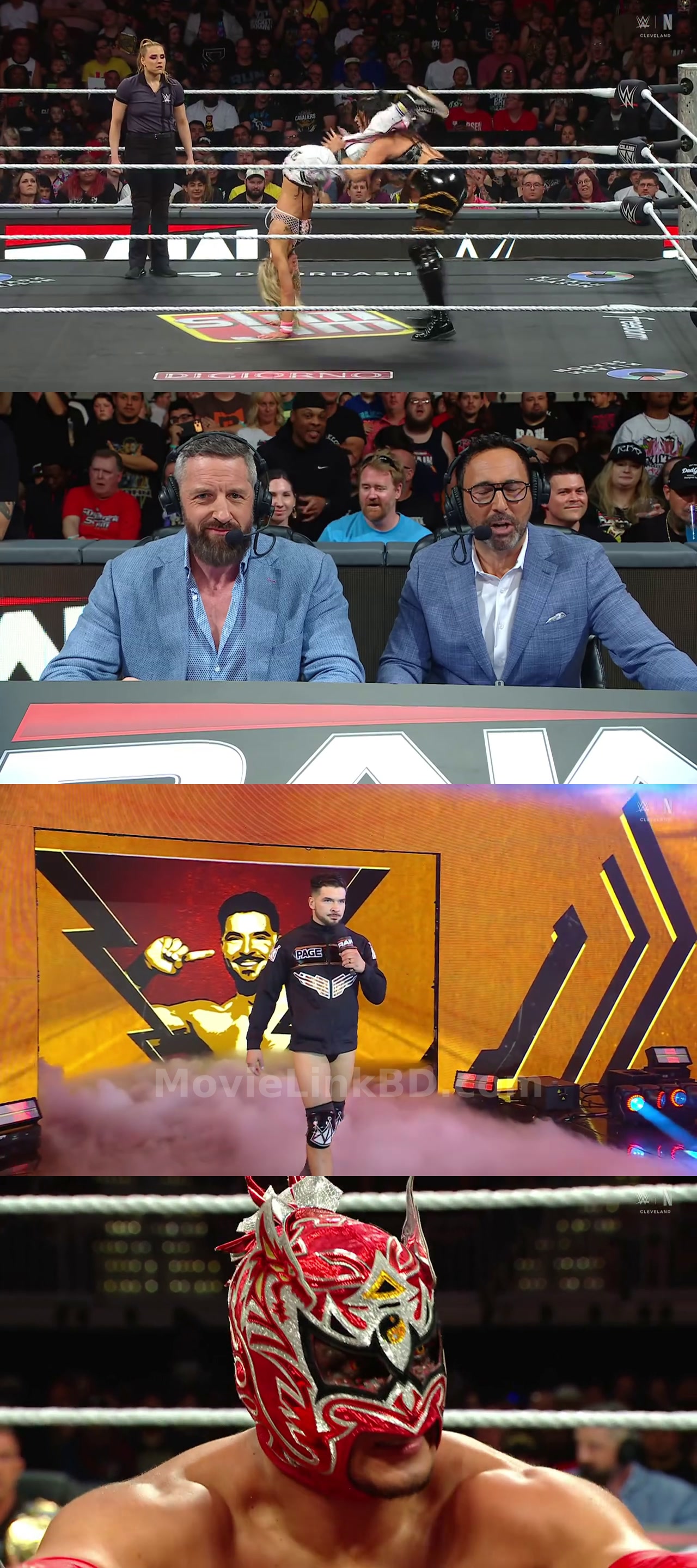 Screenshot of WWE Monday Night Raw (31st August 2026) &bull; Hindi + English on MovieLinkBD