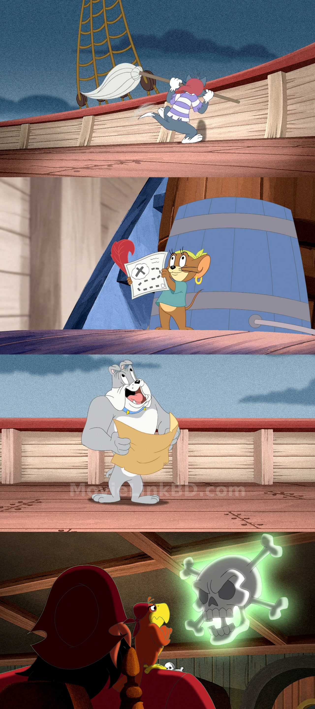 Screenshot of Tom And Jerry: Shiver Me Whiskers (2006) &bull; English + Hindi on MovieLinkBD
