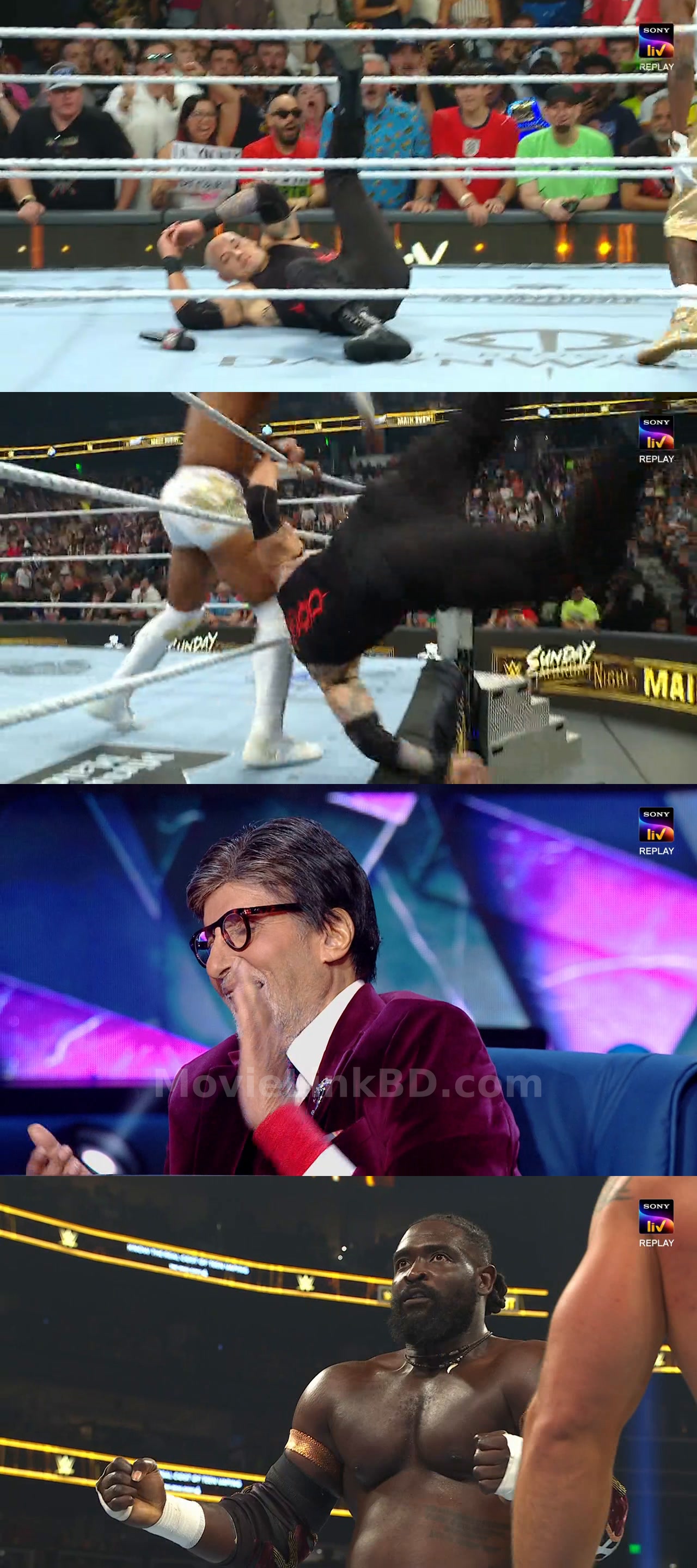 Screenshot of WWE Sunday Nights Main Event (6th September 2026) &bull; English on MovieLinkBD
