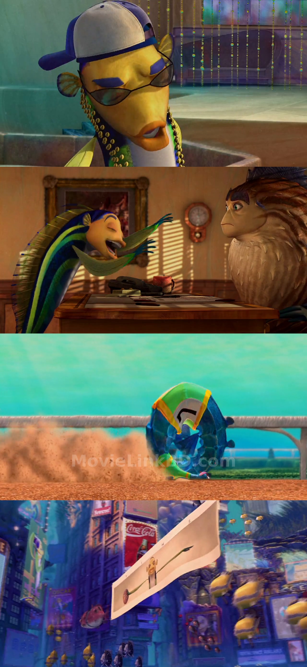 Shark Tale (2004) &bull; Hindi, English Dual Audio on MovieLinkBD Movie