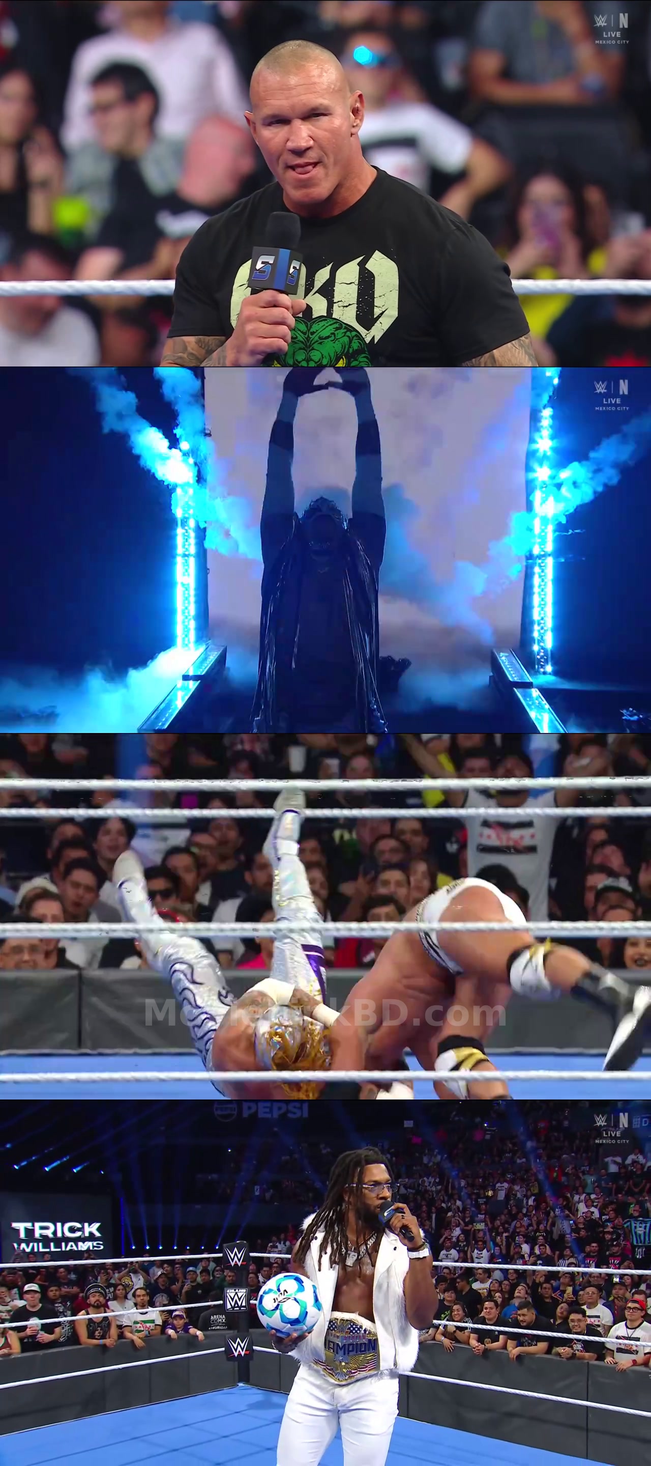 Screenshot of WWE Friday Night SmackDown (11th September 2026) &bull; Hindi on MovieLinkBD