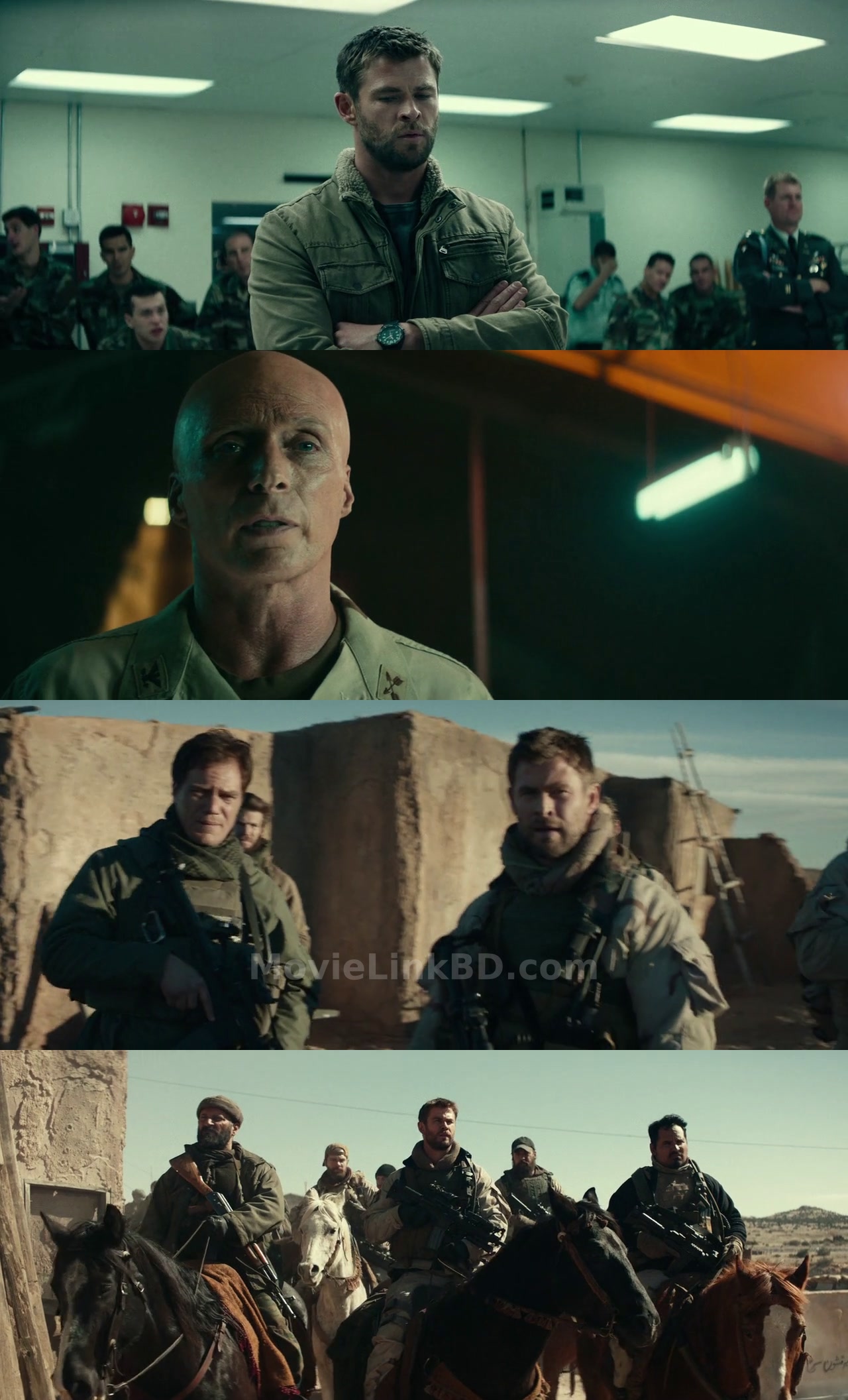 12 Strong (2018) &bull; English + Hindi + Dual Audio on MovieLinkBD Movie
