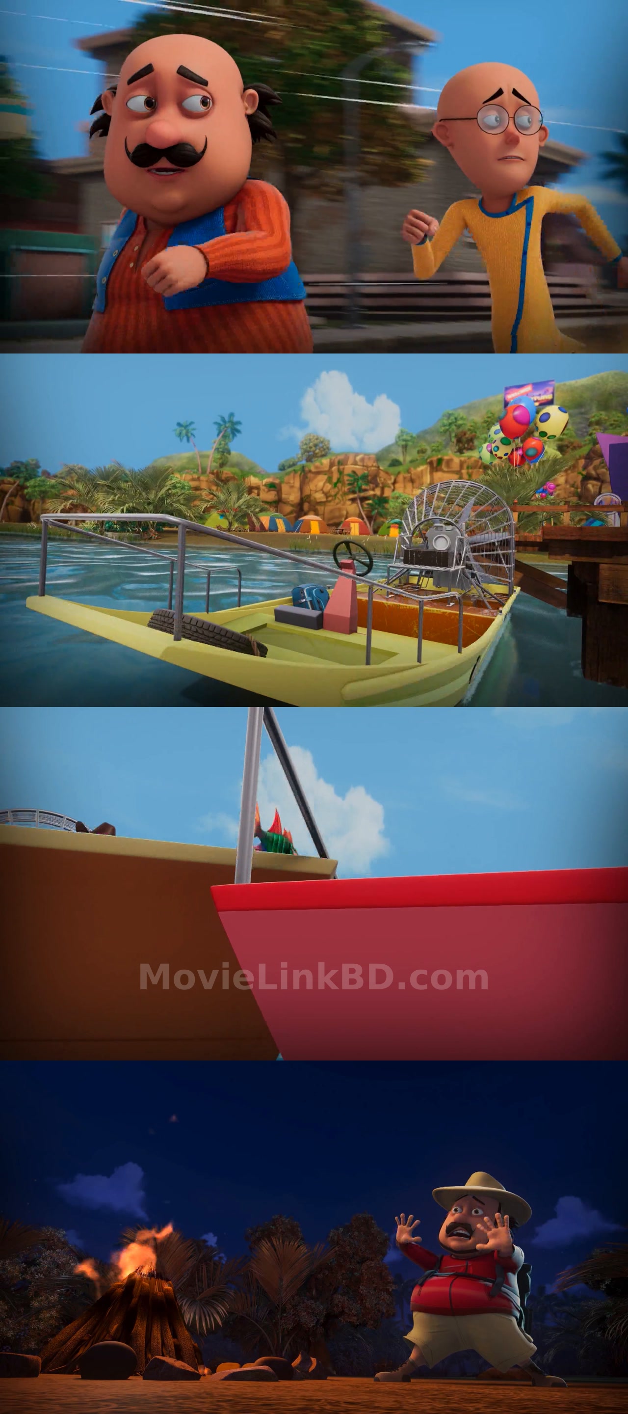 Motu Patlu &amp; The Race to the Diamond Valley (2024) &bull; Hindi on MovieLinkBD Movie