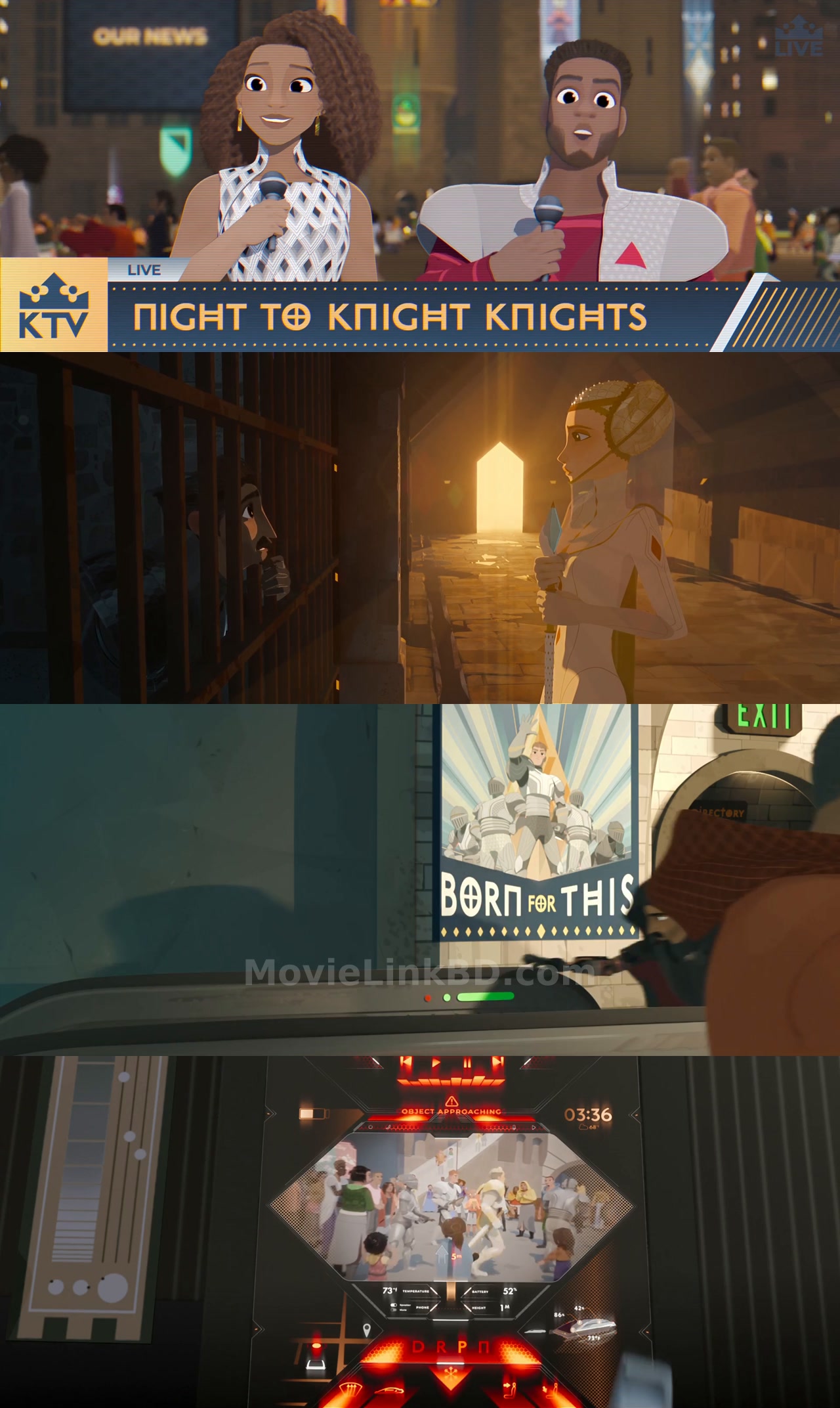 Screenshot of Nimona  Hindi ORG (2023) &bull; English + Dual Audio + Hindi on MovieLinkBD