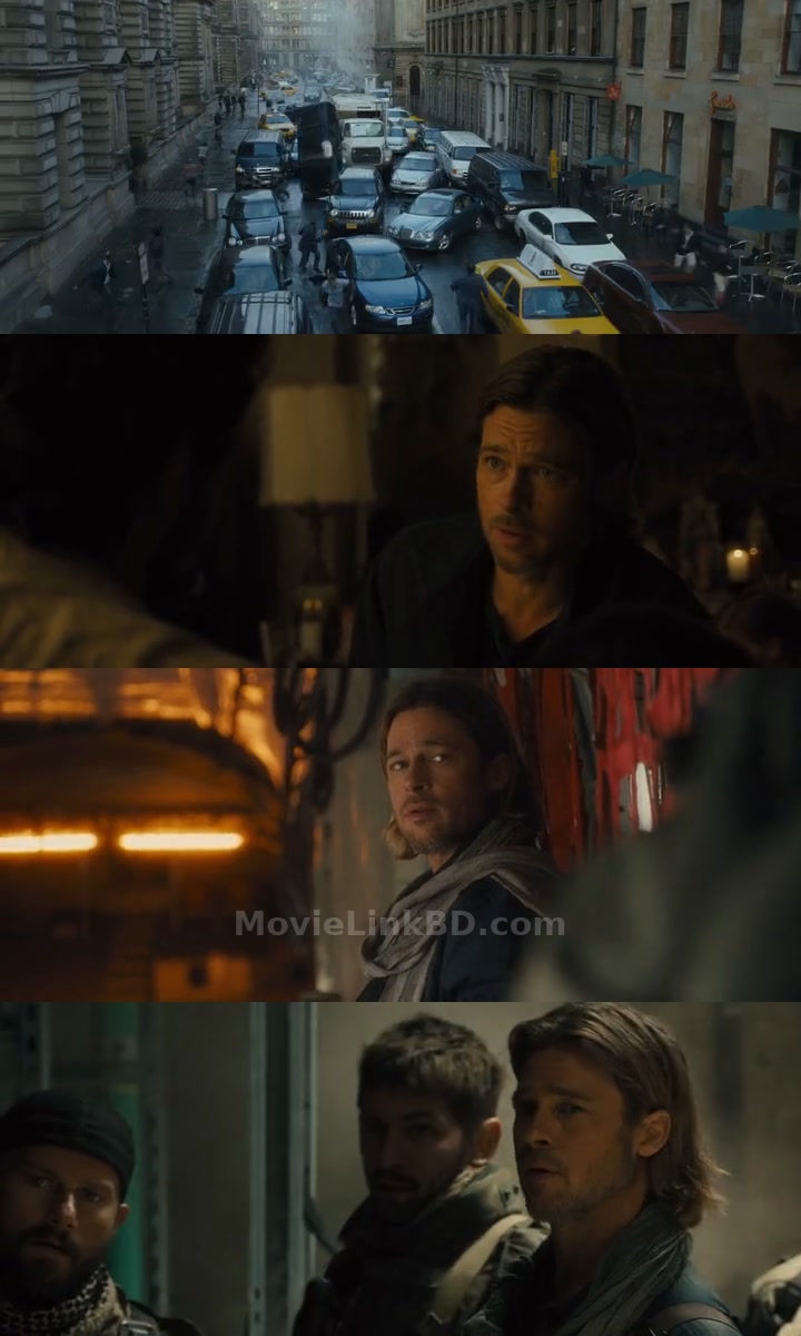 World War Z (2013) &bull; English + Hindi + Dual Audio on MovieLinkBD Movie