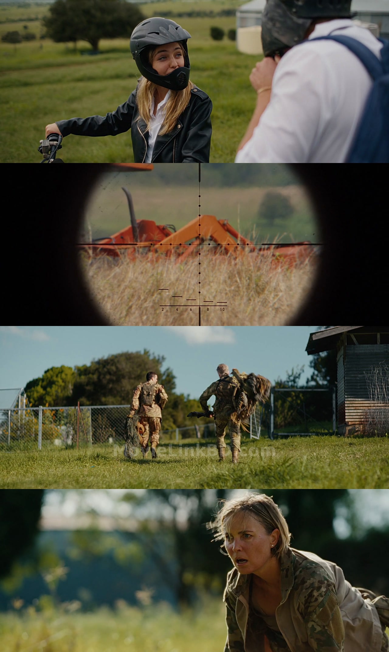 Screenshot of Seven Snipers  Hindi ORG (2026) &bull; English + Hindi on MovieLinkBD