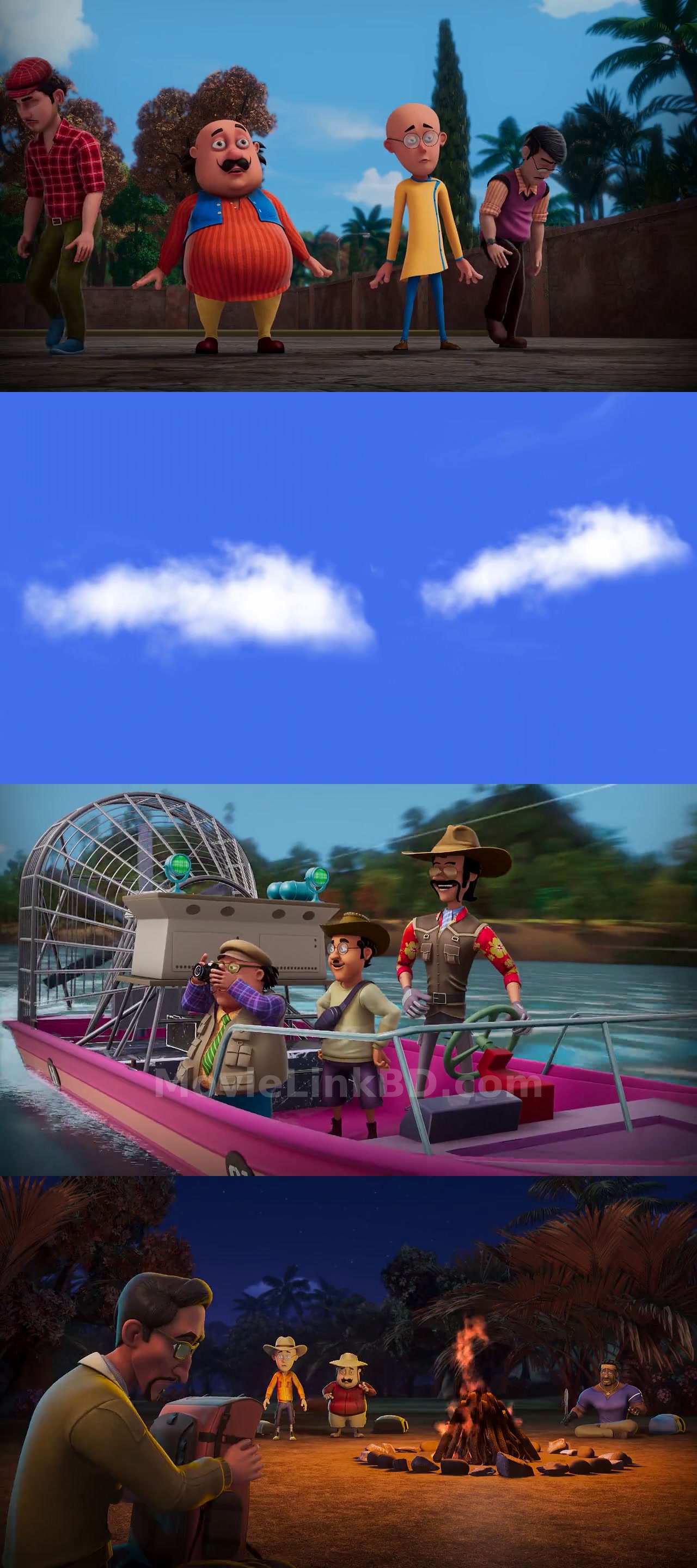 Motu Patlu &amp; The Race to the Diamond Valley (2024) &bull; Hindi on MovieLinkBD Movie