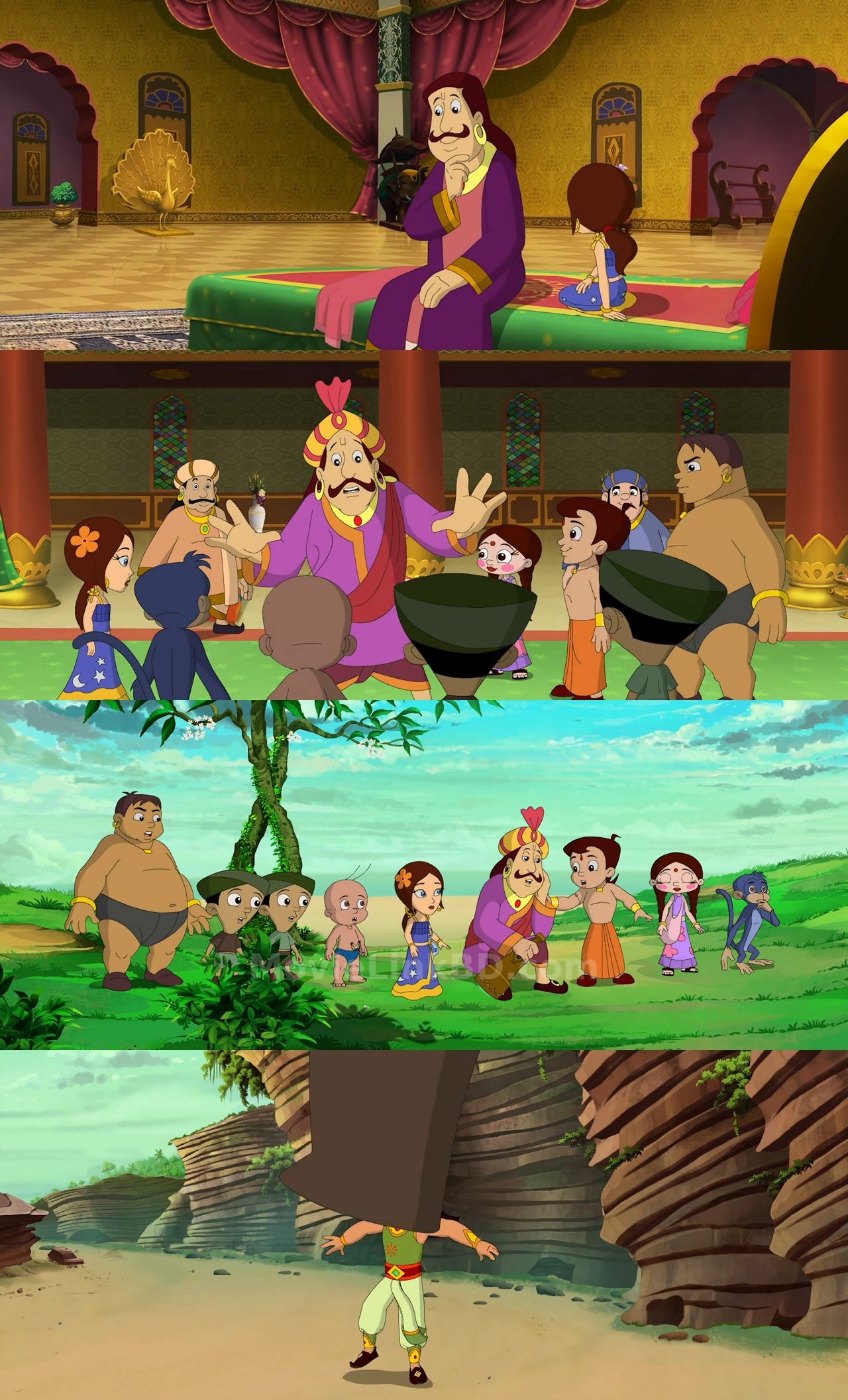 Screenshot of Chhota Bheem: The Throne of Bali  Hindi ORG (2013) &bull; Hindi + Dual Audio + English on MovieLinkBD