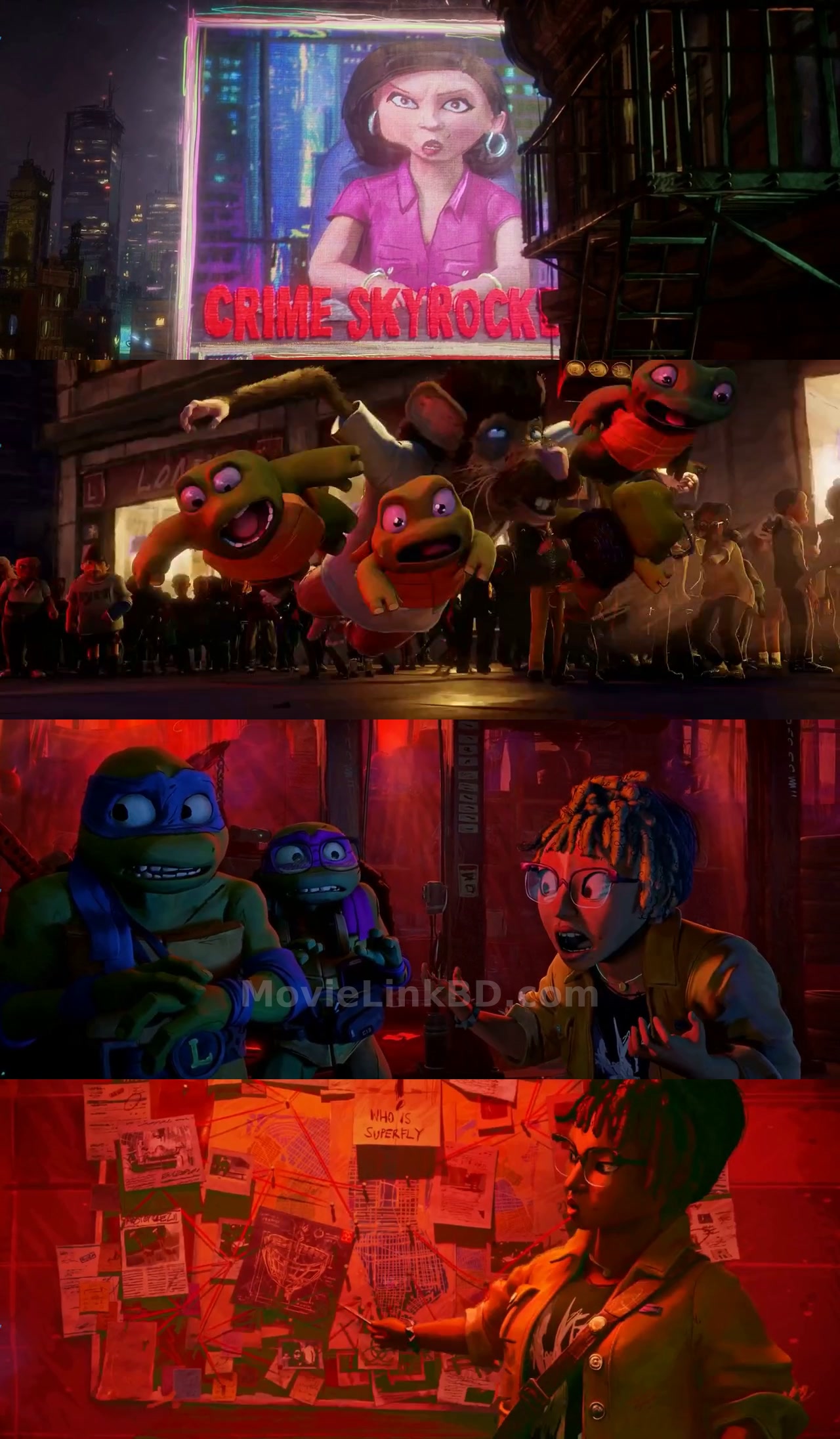 Teenage Mutant Ninja Turtles: Mutant Mayhem (2023) &bull; Dual Audio on MovieLinkBD Movie