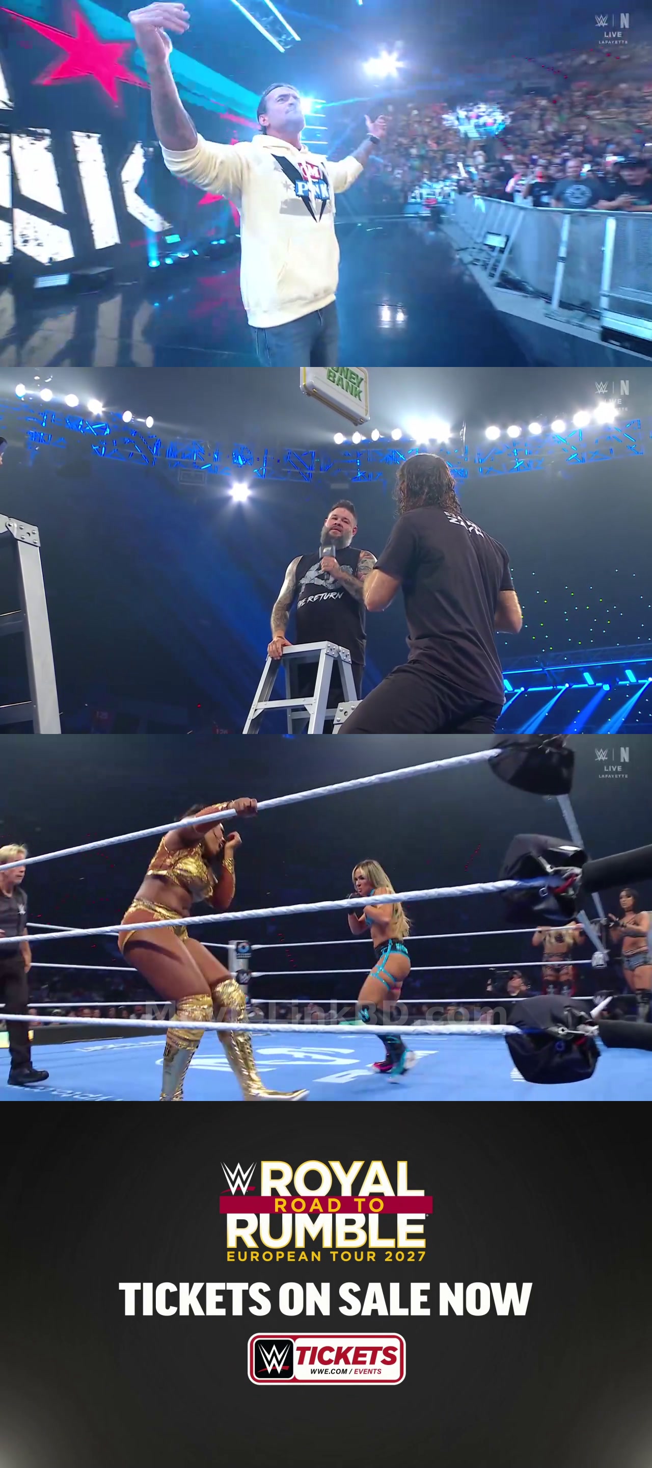 Screenshot of WWE Friday Night SmackDown (9th-October 2026) Hindi ORG English Download | MovieLinkBD Shop
