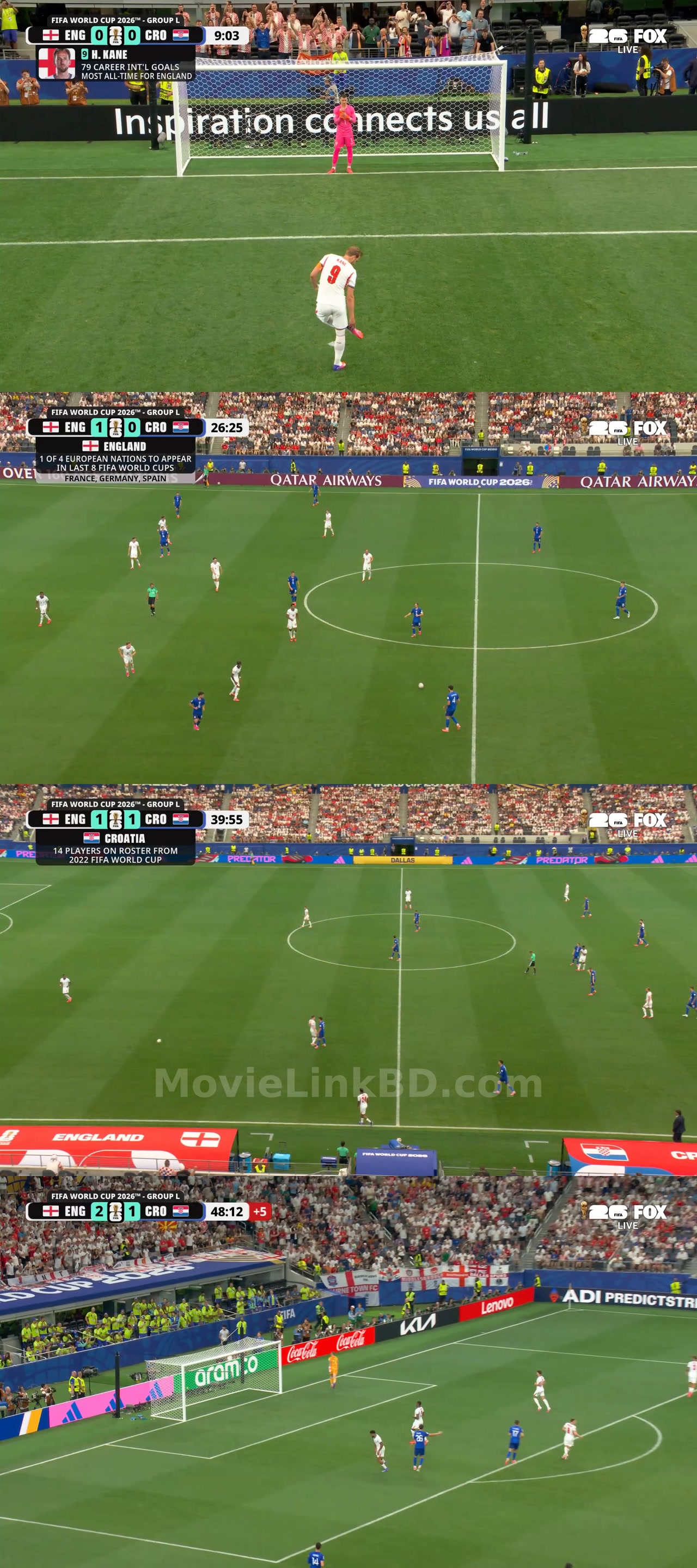 FIFA World Cup  England Vs Croatia - june 17 2026 (2026) English Download | MovieLinkBD Movie