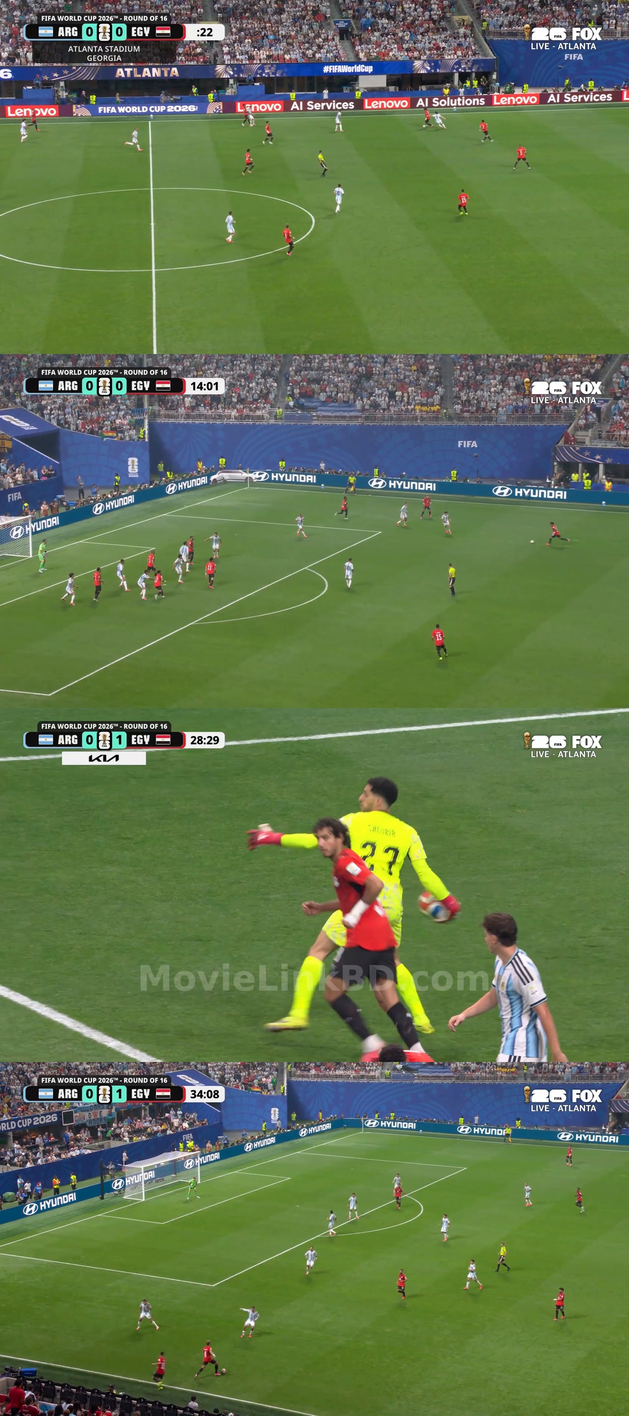 FIFA World Cup  R16 Argentina vs Egypt 7 July 2026 (2026) English Download | MovieLinkBD TV Movie