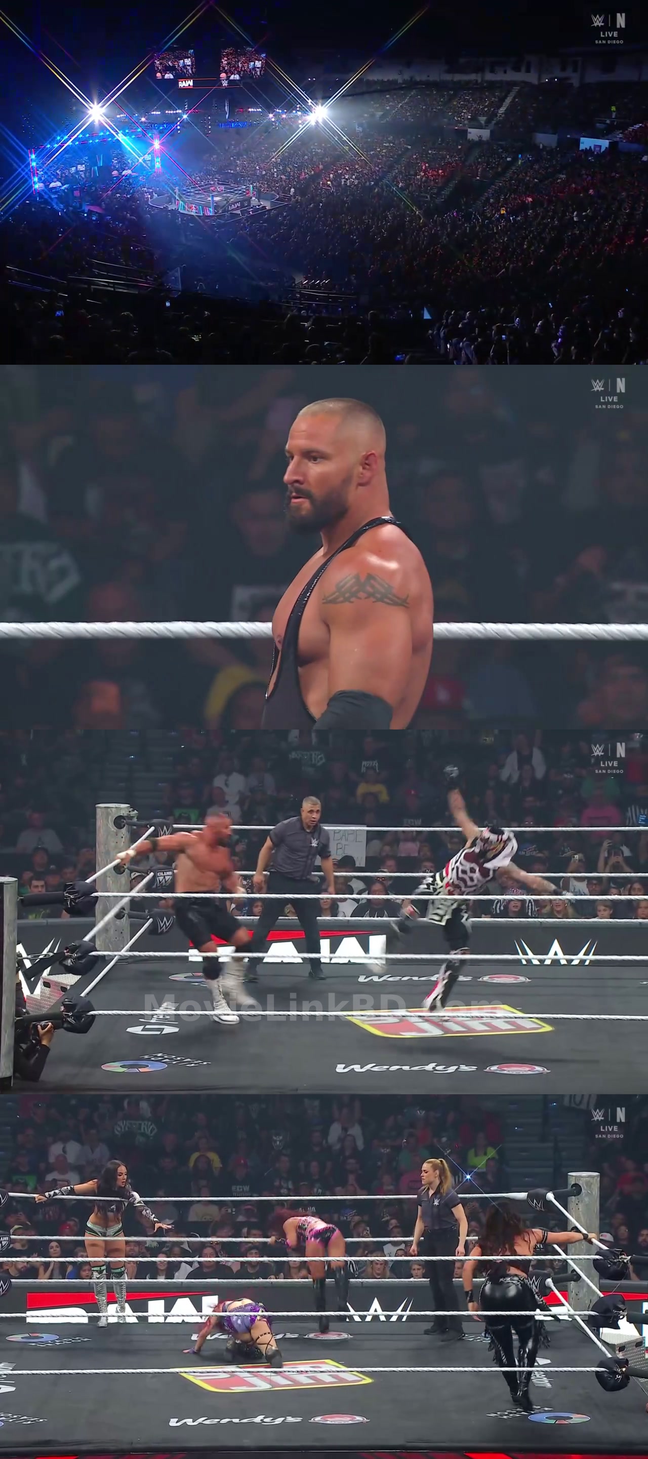 Screenshot of WWE Monday Night Raw (19th-October 2026) Hindi Download | MovieLinkBD TV