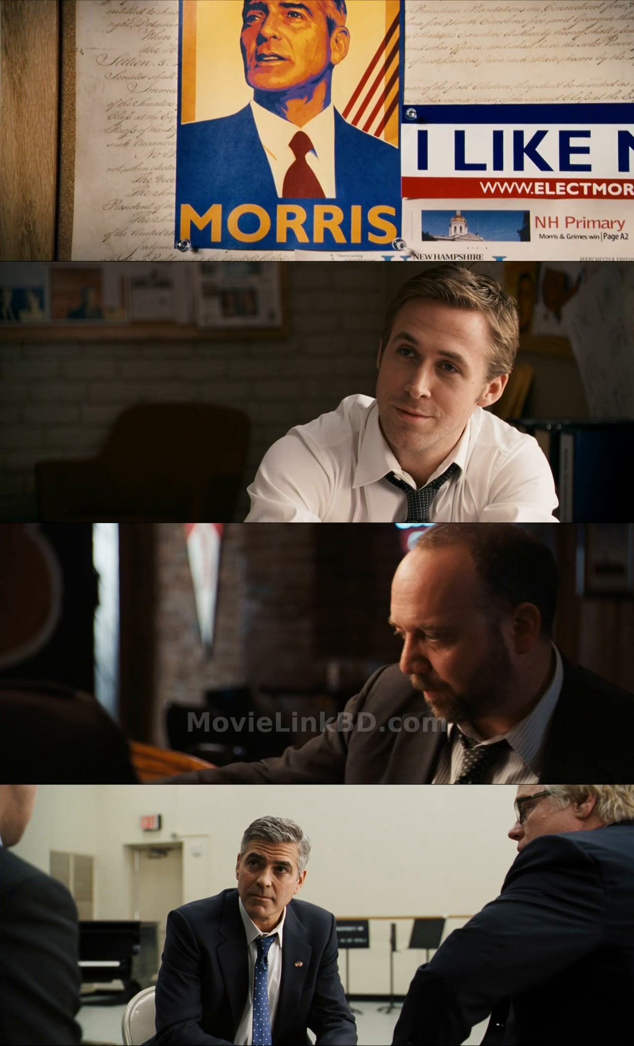 Screenshot of The Ides of March  Hindi ORG (2011) English Download | MovieLinkBD TV