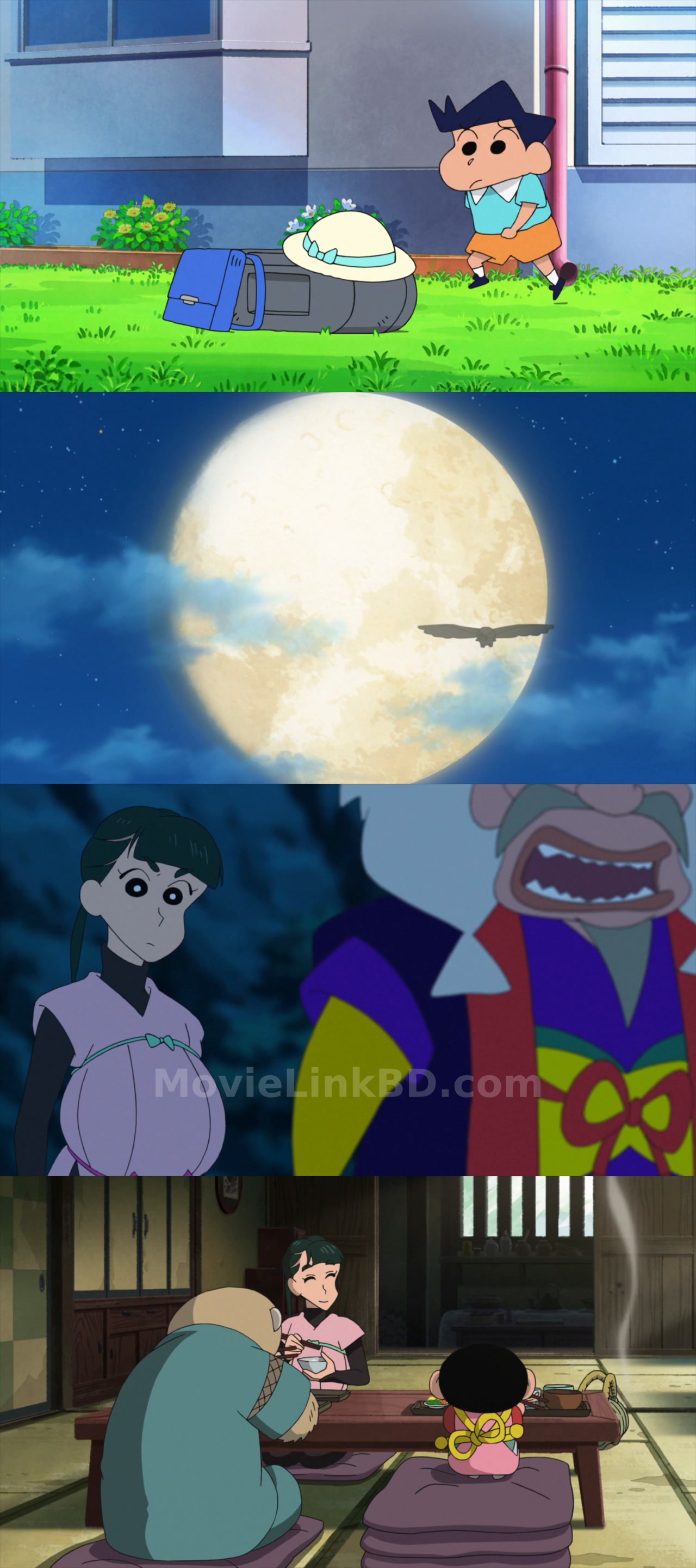 Screenshot of Crayon Shin-chan: The Tornado Legend of Ninja Mononoke  Hindi ORG (2022) Japanese Download | MovieLinkBD TV