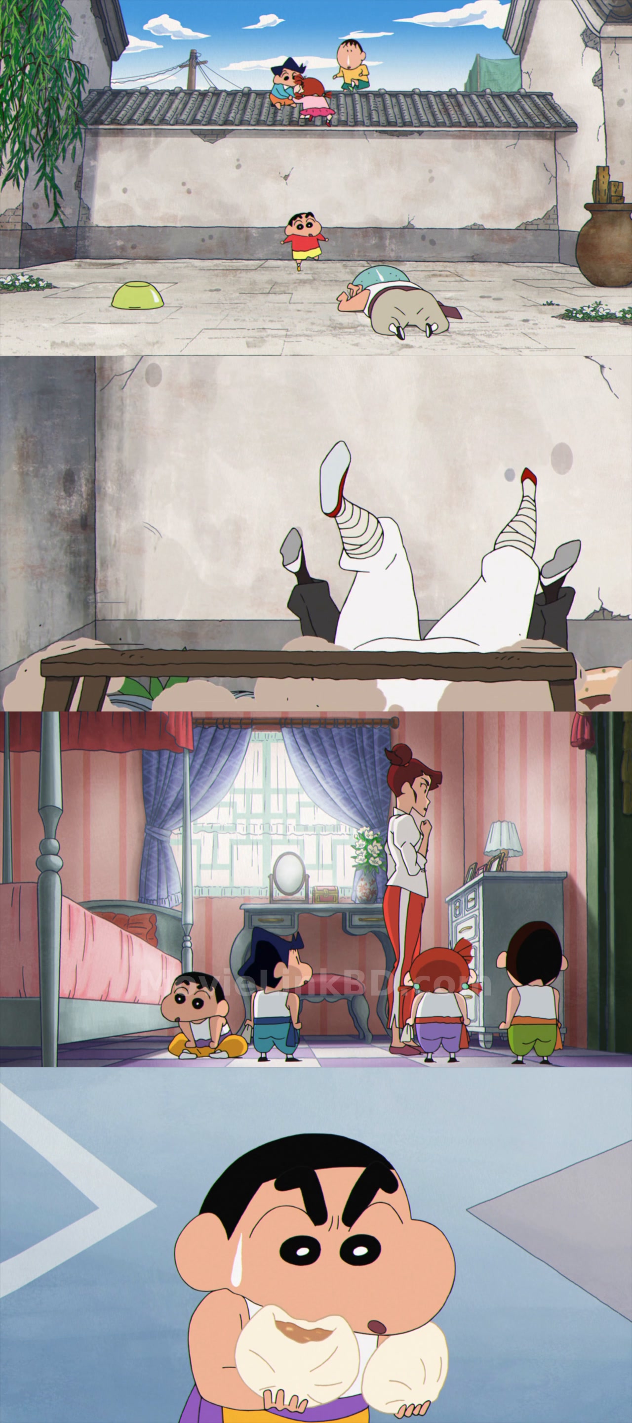 Screenshot of Crayon Shin-chan: Burst Serving! Kung Fu Boys ~Ramen Rebellion~  Hindi ORG (2018) Japanese Download | MovieLinkBD TV